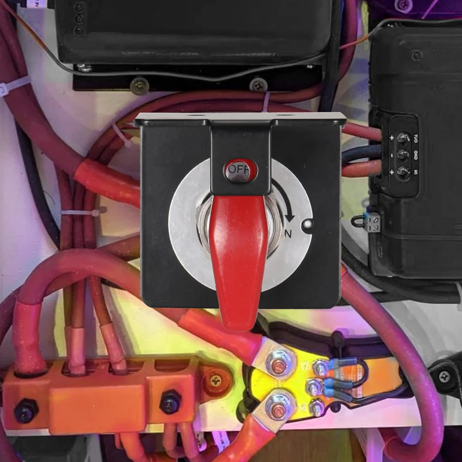 Greluma 1 Pz 300A ad alta corrente 12-36V interruttore di interruzione della batteria con piastra di blocco,sostituire 20247,interruttore di scollegamento della batteria principale impermeabile