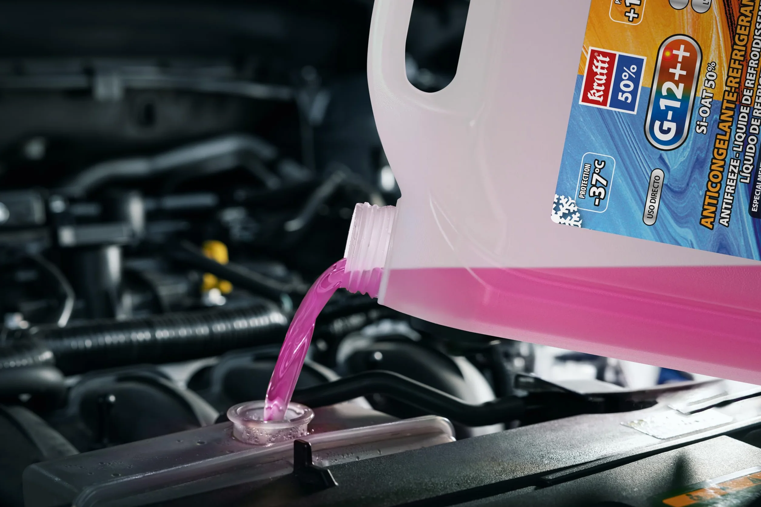 Krafft Antigelo G13 con tecnologia ibrida Si-OAT - Protezione integrale per motori del gruppo VAG - Lunga durata e massime prestazioni - Biodegradabile - 5L