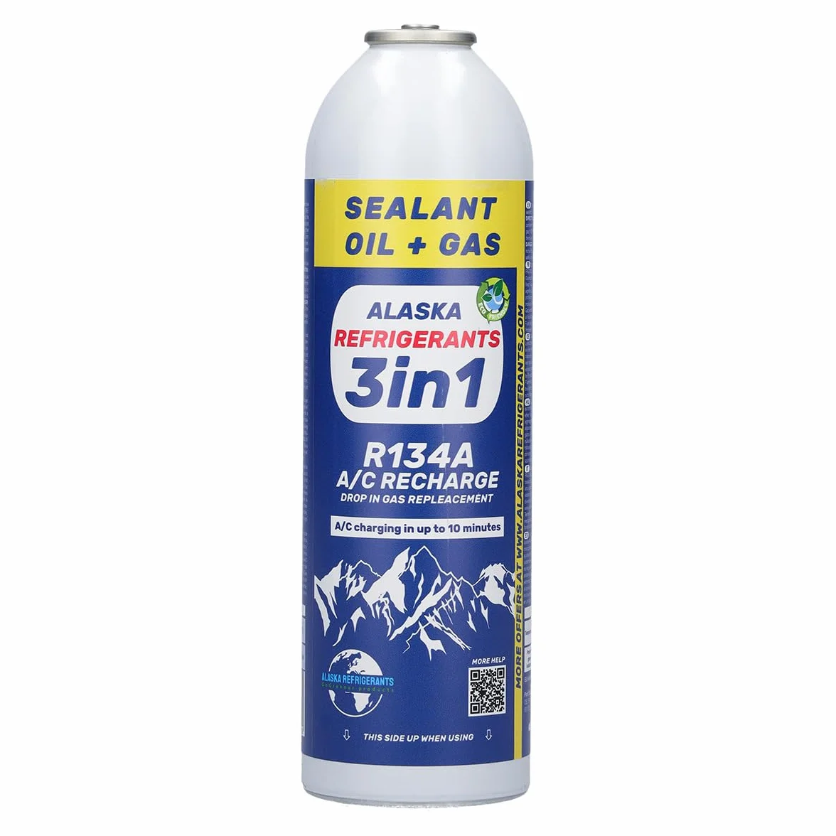 Refrigerante per veicoli con aria condizionata HC134A 3 in 1 Top Up