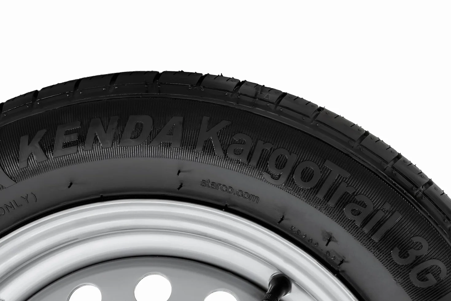 Kenda Ruota per rimorchio 155/70 R13 74N completa – Pneumatico 13 pollici 4 stagioni cerchione acciaio 4Jx13 H2 4x100 ET30