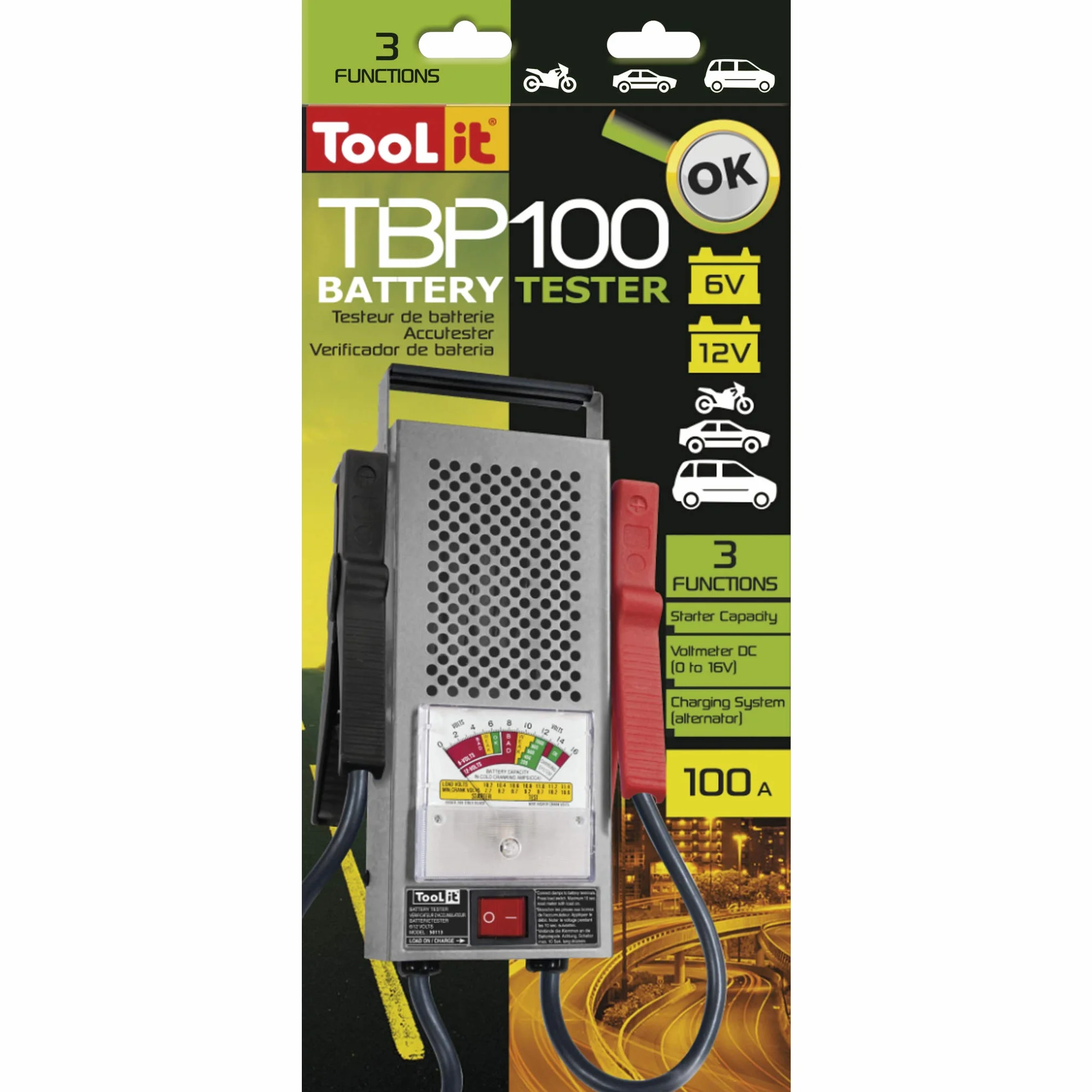 GYS 055131 Tester per batteria auto