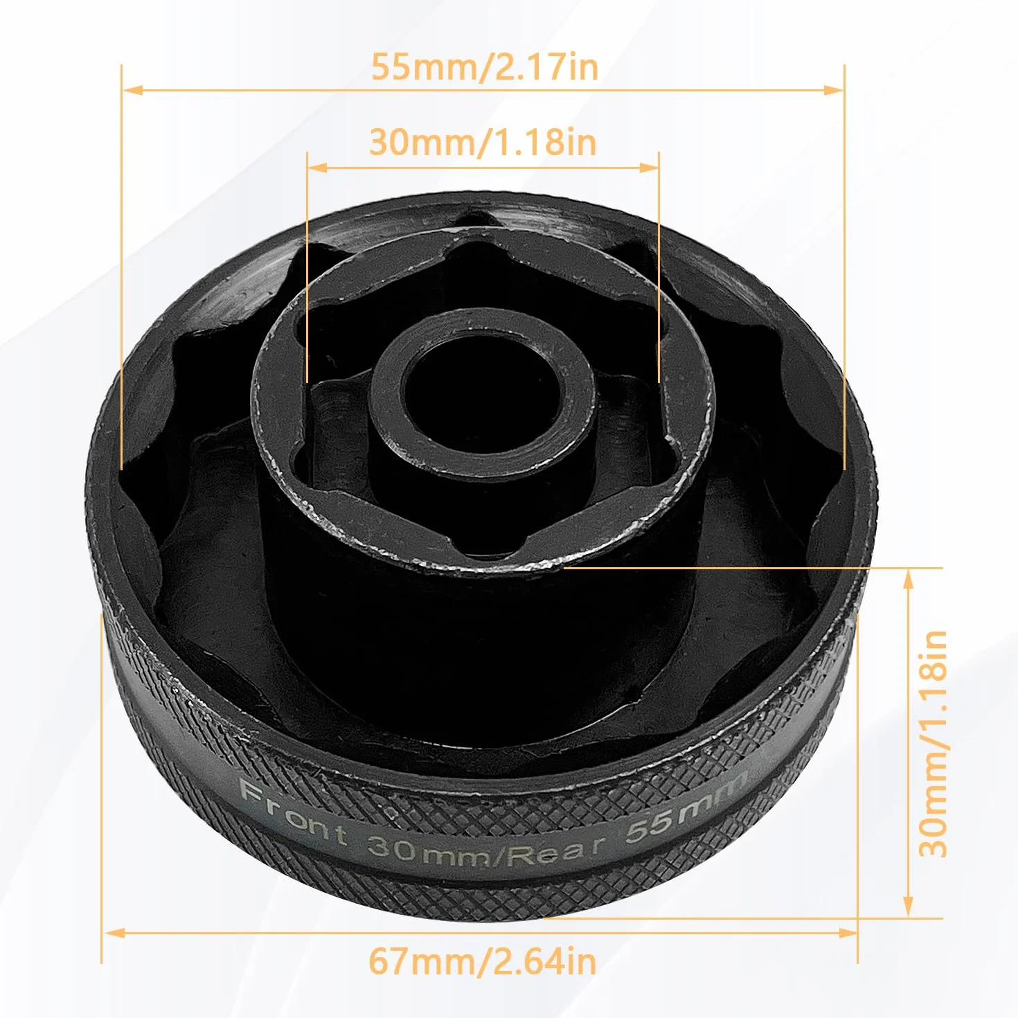Dado Dell'Asse Posteriore Strumento Chiave a Tubo 55mm 30mm per Ducati Superbike 1098 1198 1199s