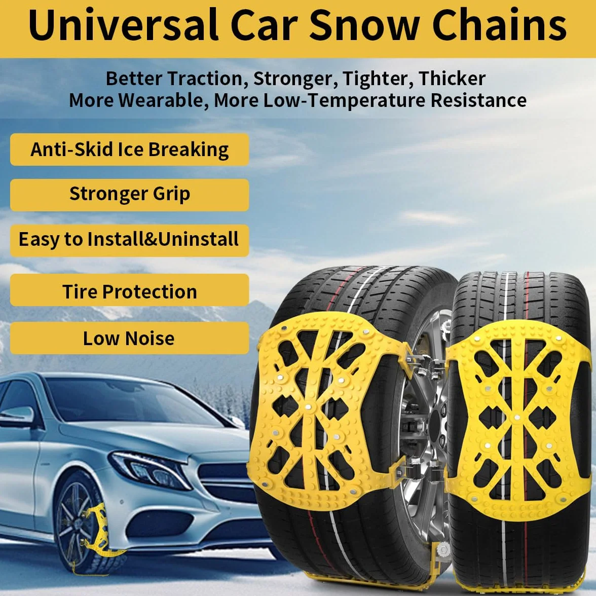 Catene da Neve Universali 6 Confezioni per Pneumatici 165-285mm Auto SUV ATV 215 55 17 215 65 R16 R17 R18 205 55 R16 R17 R18