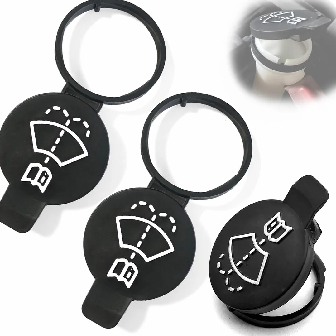 3pcs Tappo di Ricambio per Serbatoio dell’Acqua dei Tergicristalli,Tappo Vaschetta Tergicristallo,Tappo del Serbatoio del Liquido Lavavetri del Parabrezza