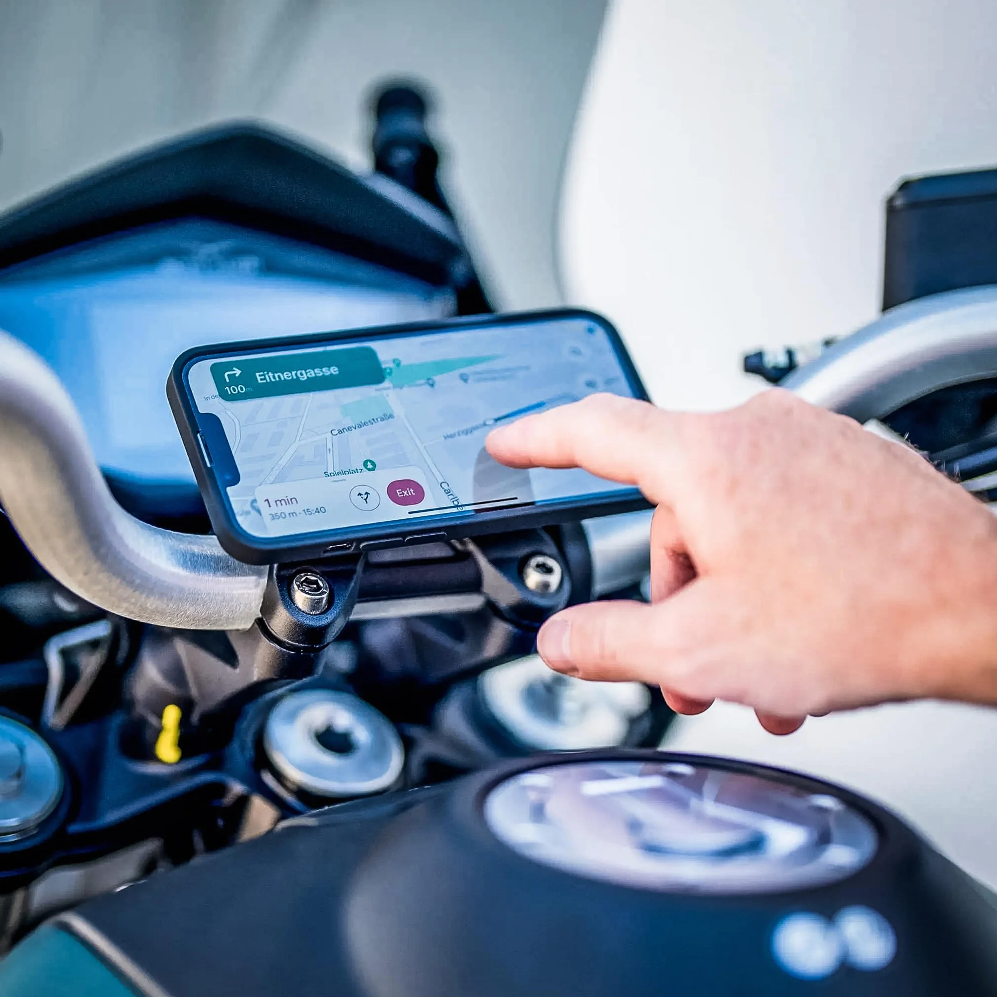 SP CONNECT Moto Mount LT | SPC+ | Supporto Smartphone Leggero da Manubrio