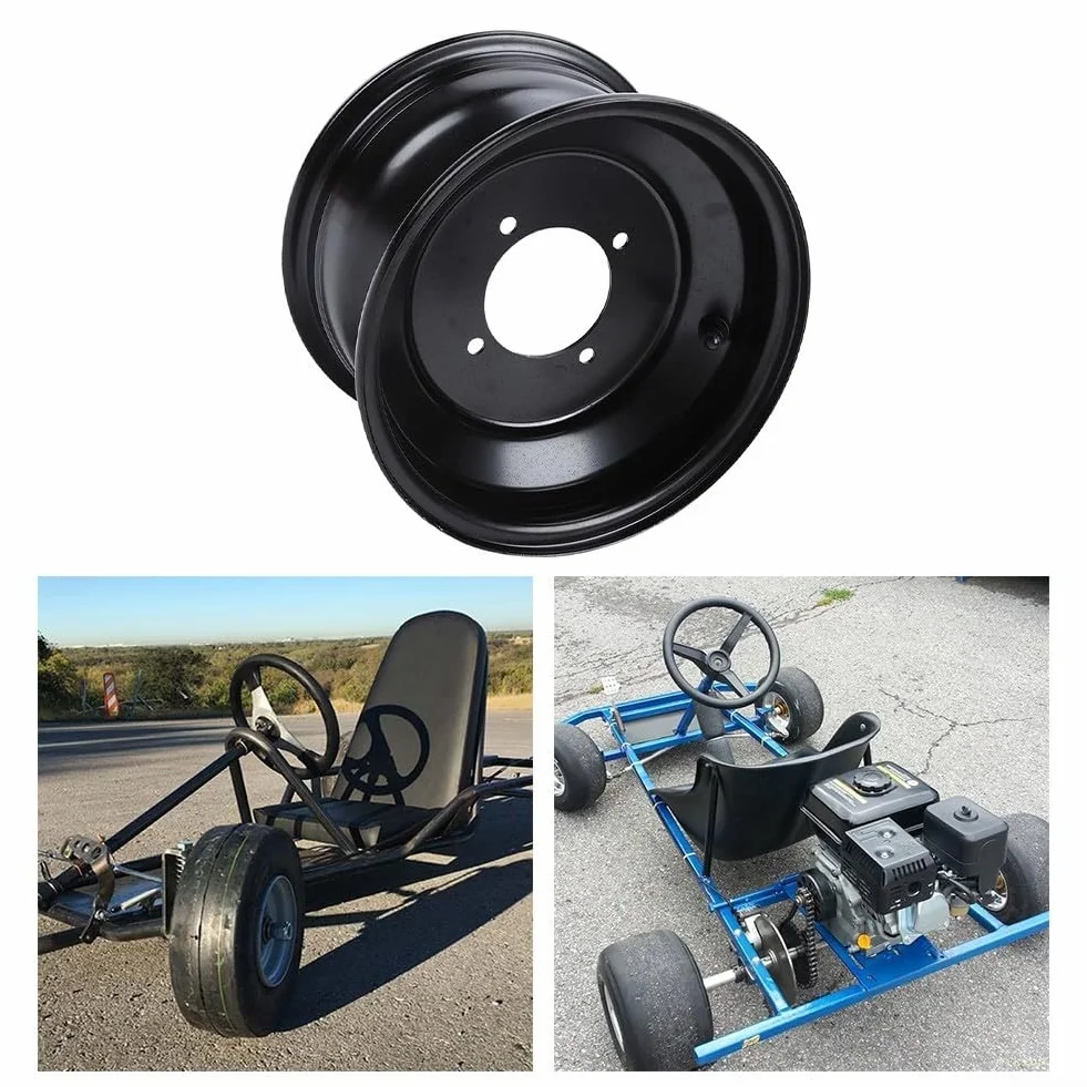 Cerchione Anteriore in Lega di Acciaio 19X7 00 8 8 Pollici ATV 4 Fori Circonferenza Bulloni da 3 1 Pollici per Go Kart, Buggy, per QUAD e Veicoli di Marca Cinese