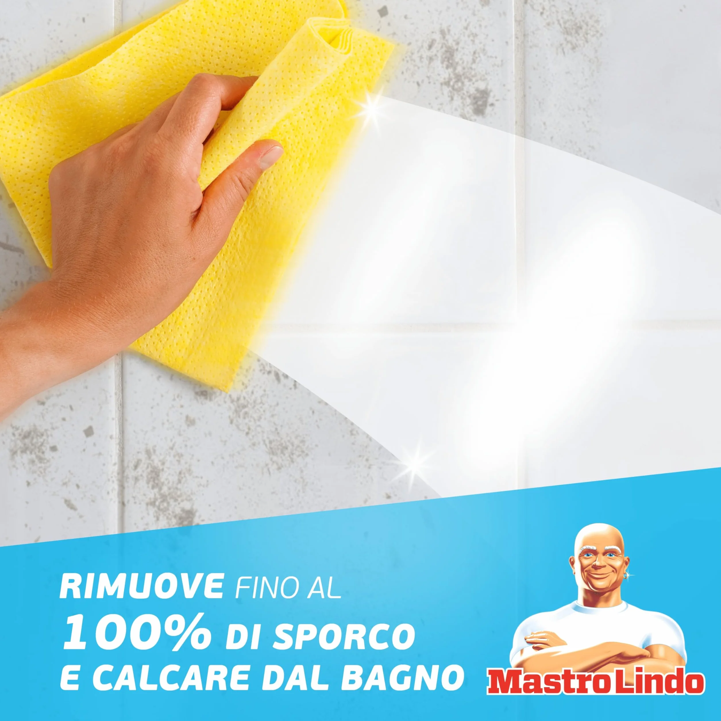 Mastro Lindo Detersivo Liquido Bagno 12 x 930ml Ambi Pur Fresco Delicato
