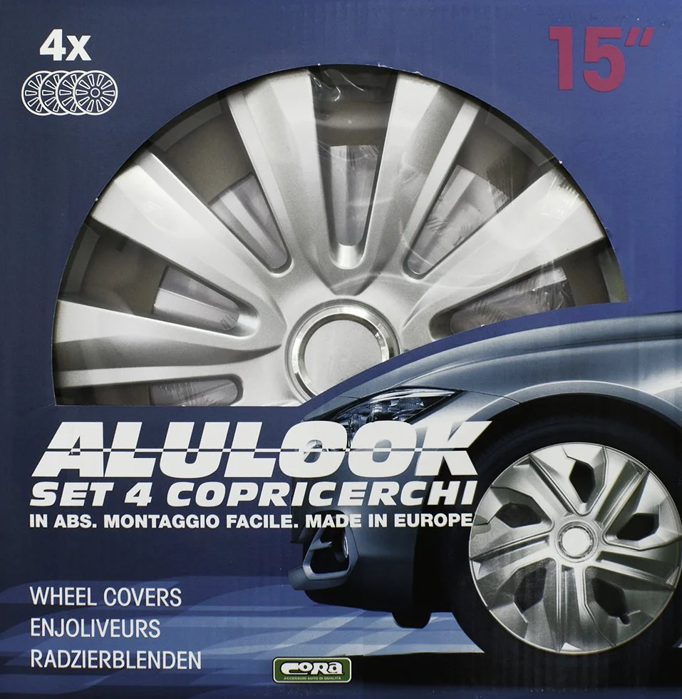 CORA 40645 Box 4 Alulook Delta Ring Copricerchi, 15"