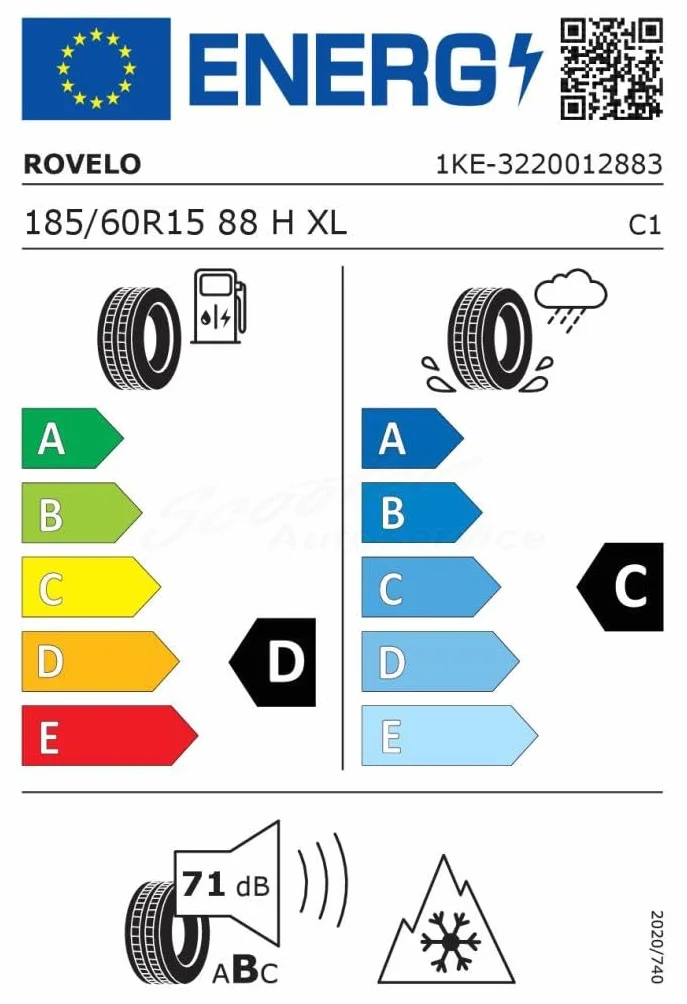 ROVELO 185/60 R15 88H 4 Stagioni XL
