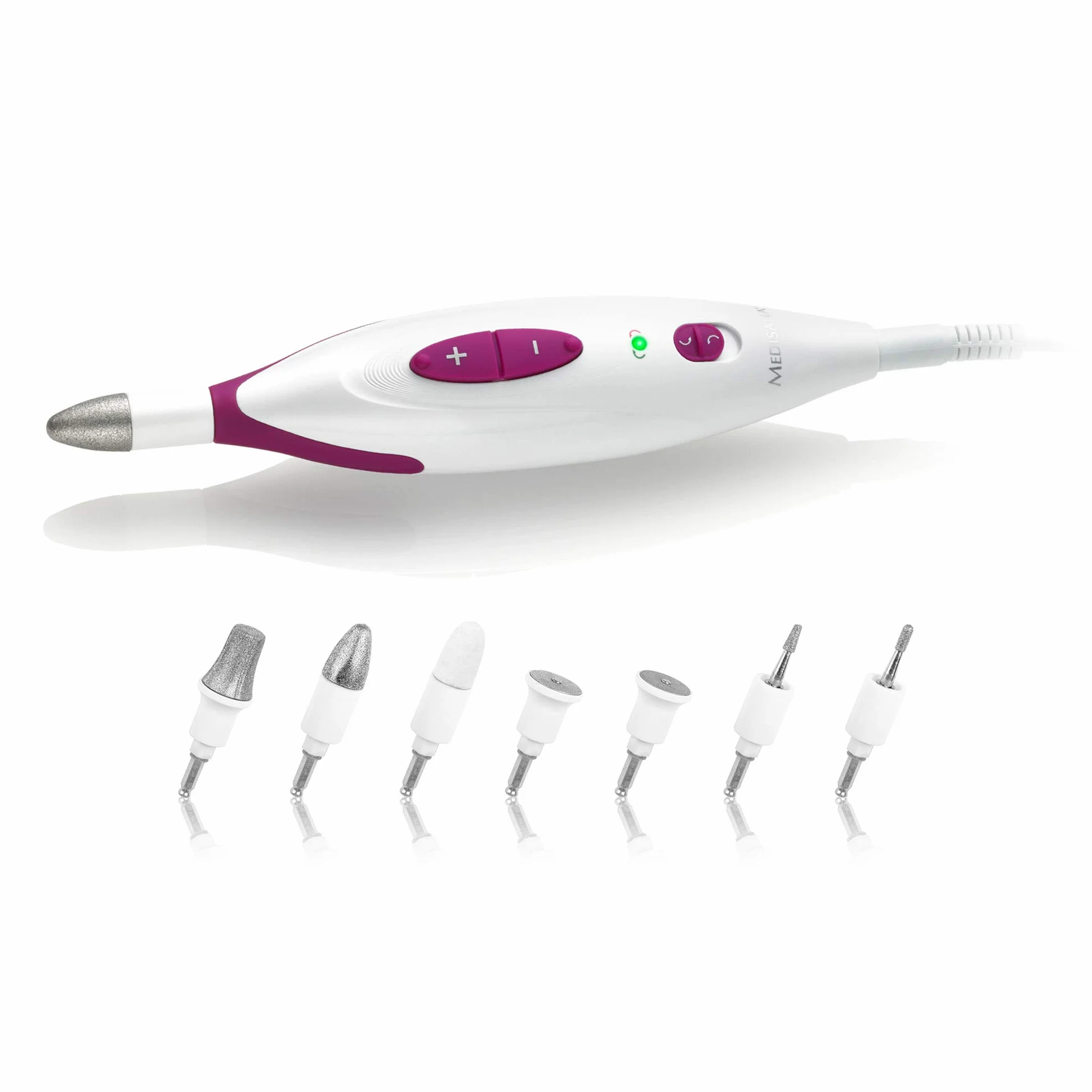 Medisana MP 815 Set Manicure Pedicure Elettrica 7 Accessori 2 Velocità