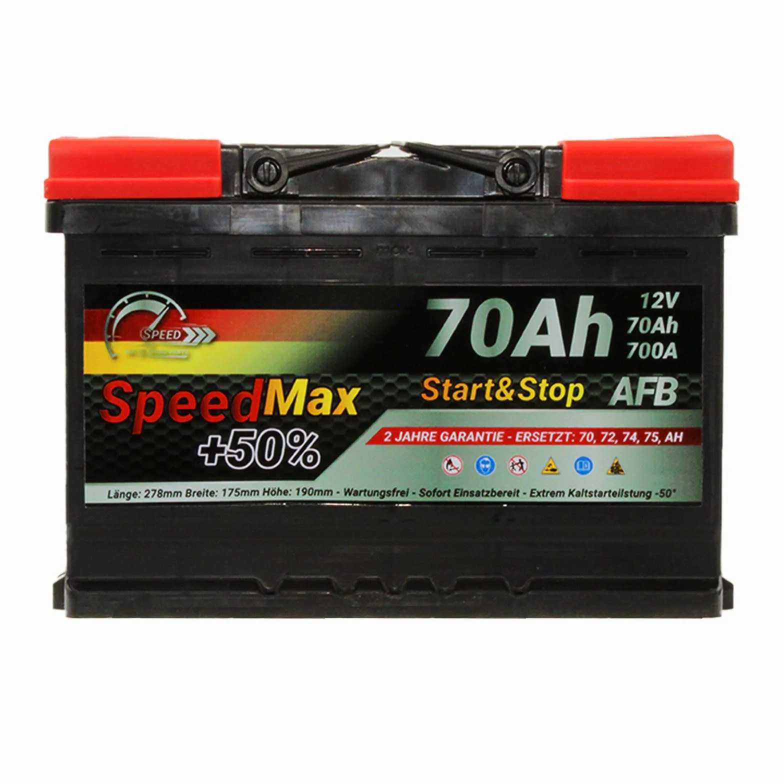 Batteria auto 70Ah AFB Speed Max Start&Stop 700A 12v L3 EFB