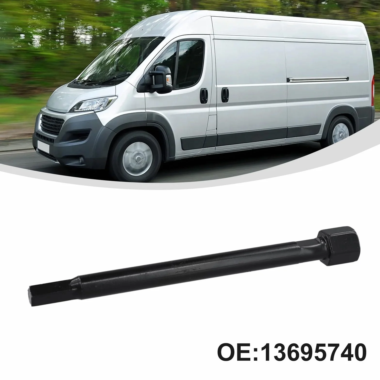 Fiat Ducato Strumento Ruota di Scorta Argano 5 Lati Adattatore Toolto