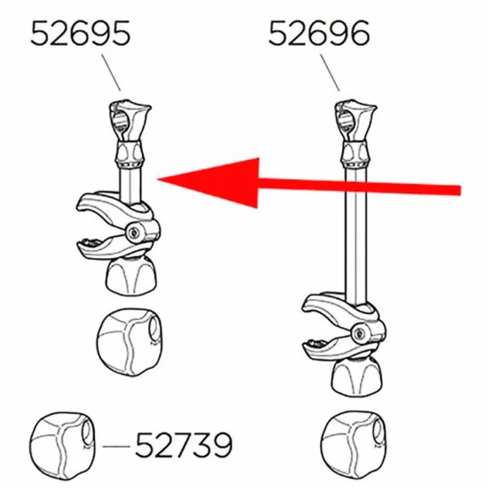 Thule 52695 - Braccio corto 917/918
