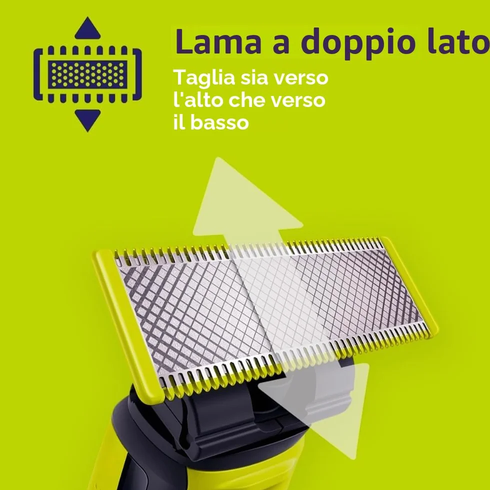 Philips Norelco OneBlade QP240/50 Testina per Rasatura Accessorio per Rasoio Elettrico