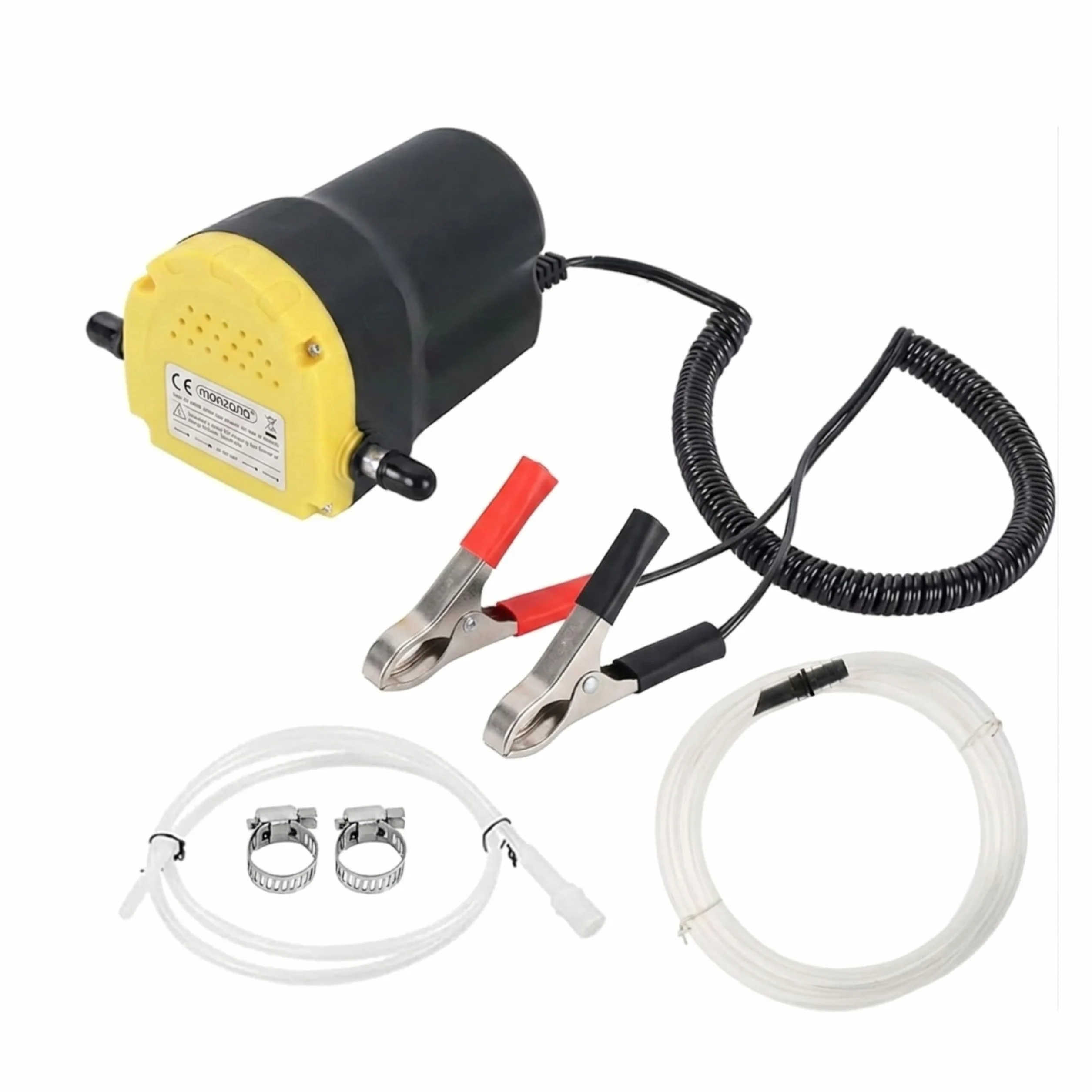 Yasta Pompa Olio Elettrica 12V Kit Travaso Aspira Liquidi Diesel Gasolio Carburante 1.5L/min