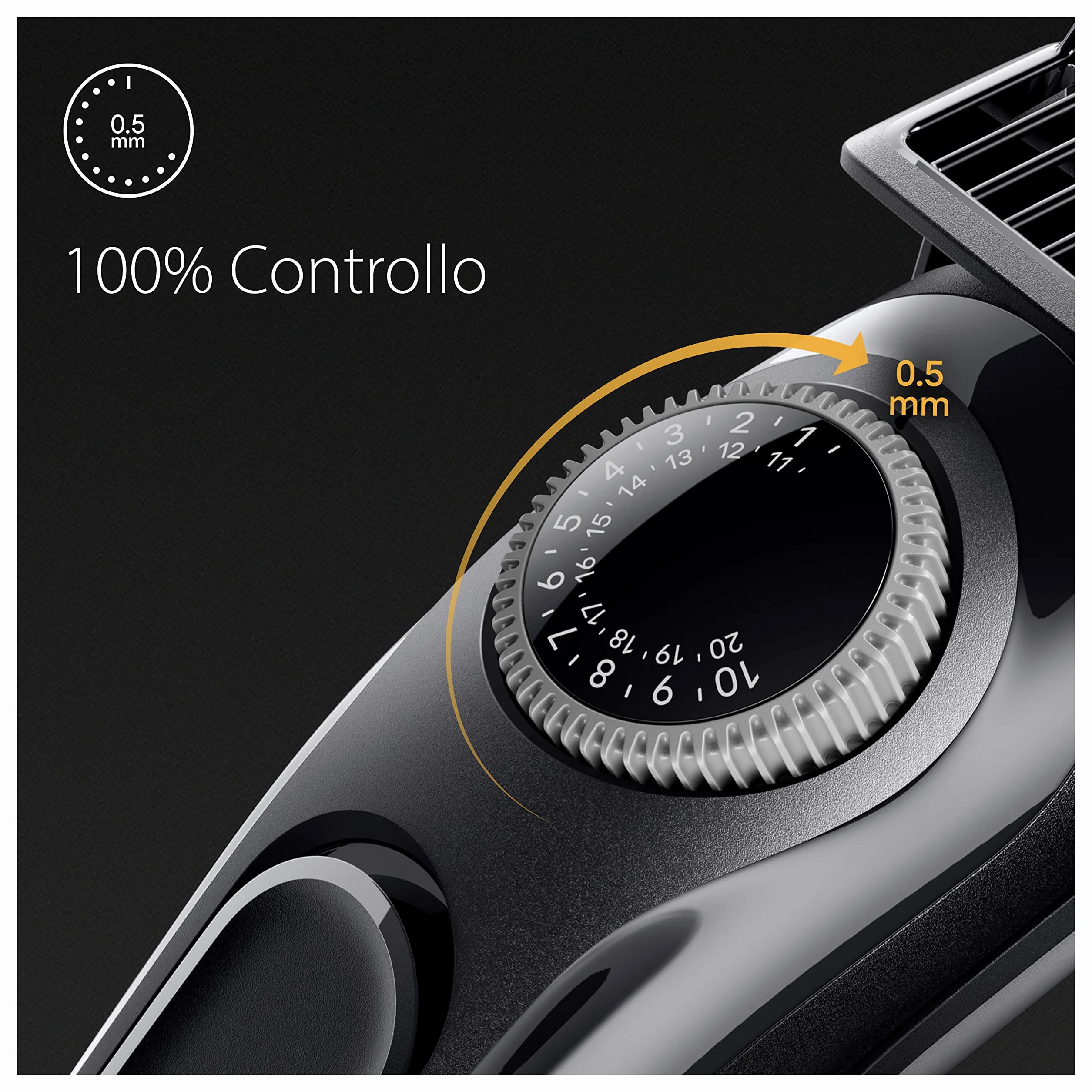 Braun Series 3 Rasoio Elettrico Barba BT3440 Nero 40 Lunghezze 80 Minuti Senza Fili