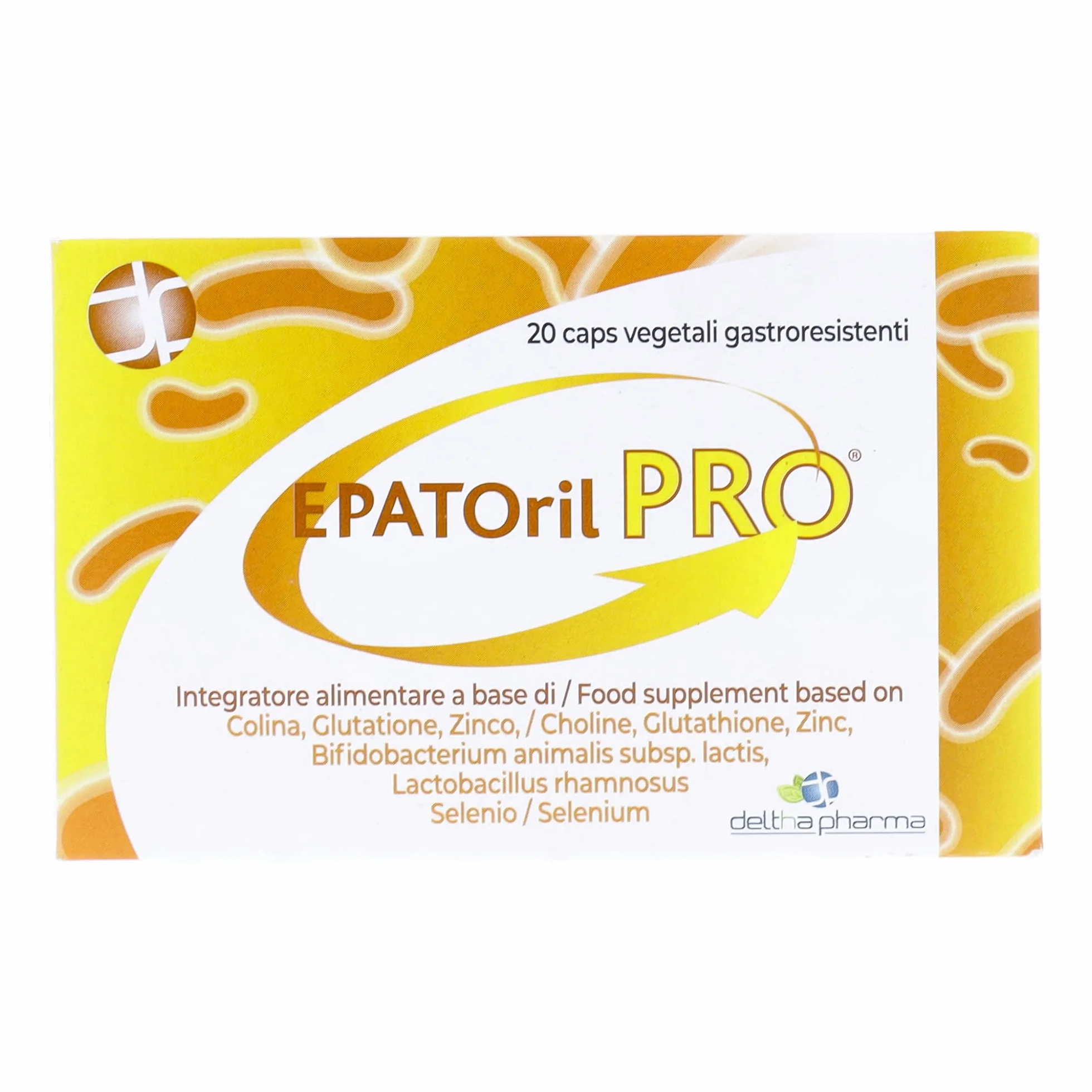 Epatoril Pro Colina Zinco Glutatione Selenio Prebiotici Studio Clinico Ospedale Cardarelli Funzione Epatica