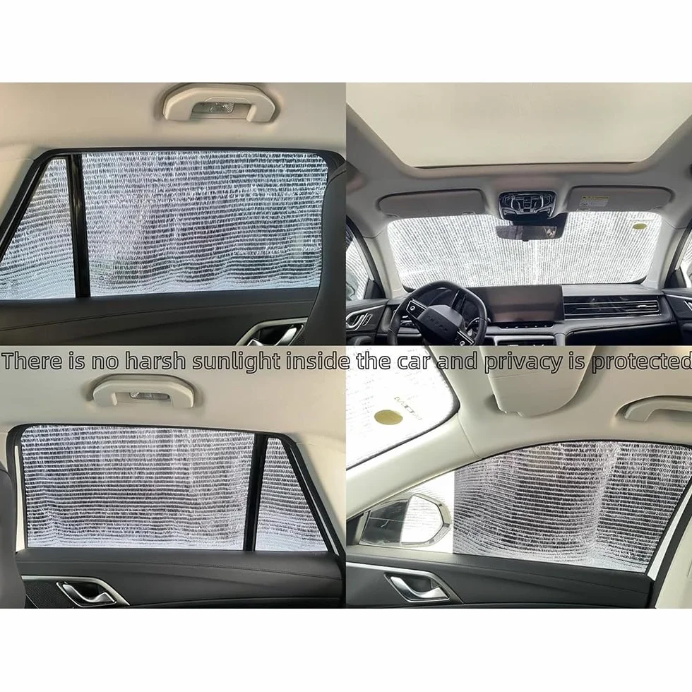 Rete Antigrandine Per Auto Telo Ombreggiante Alluminio Perforato 6mx3m Protezione UV per Auto SUV Caravan