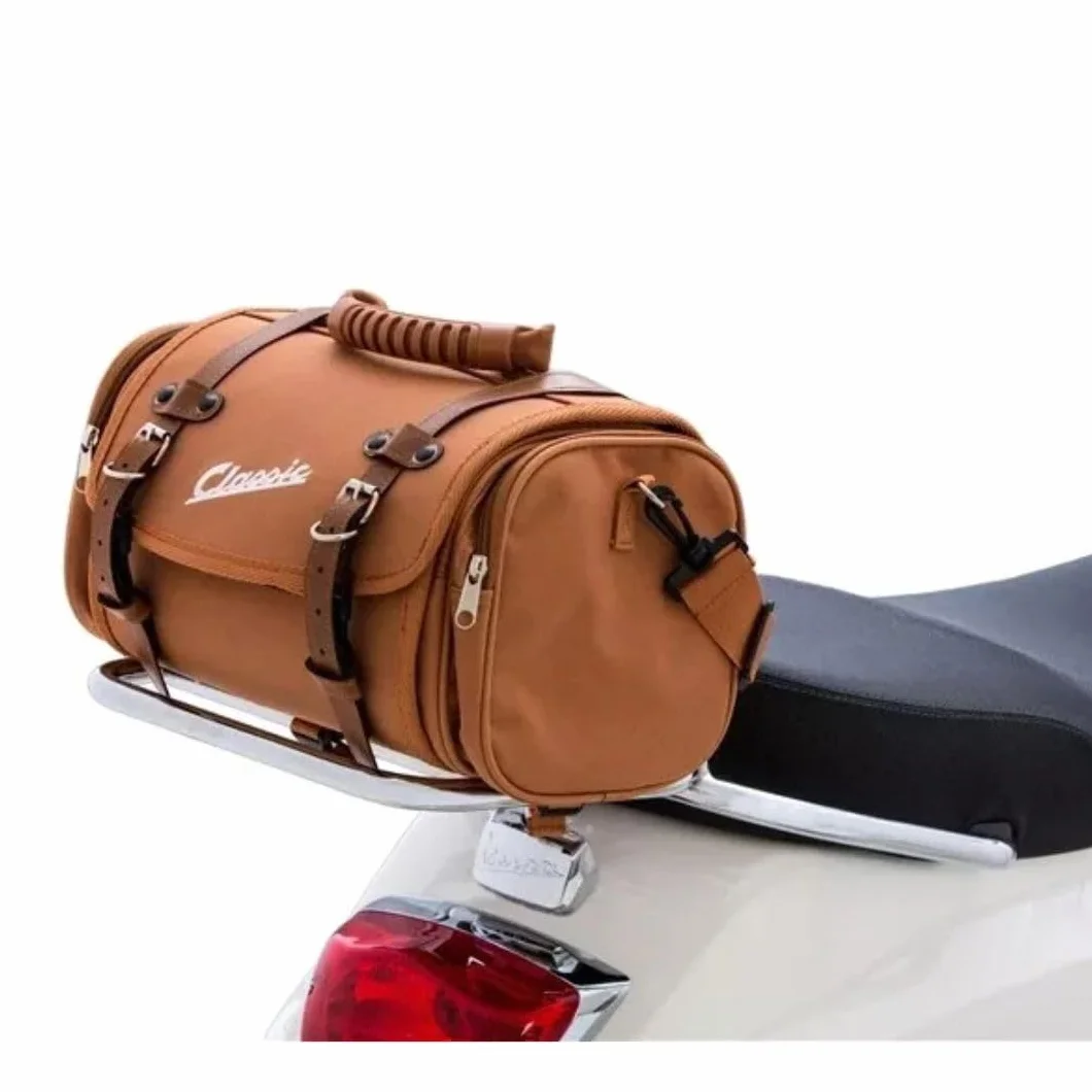 Borsa bauletto valigia SIP CLASSIC 40010240 in naylon marrone per portapacchi