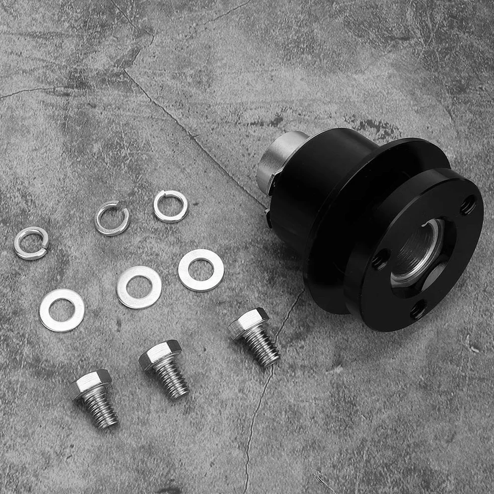 Kit Adattatore Mozzo Volante a Sgancio Rapido 360° per Chevrolet 310-101 (Nero)