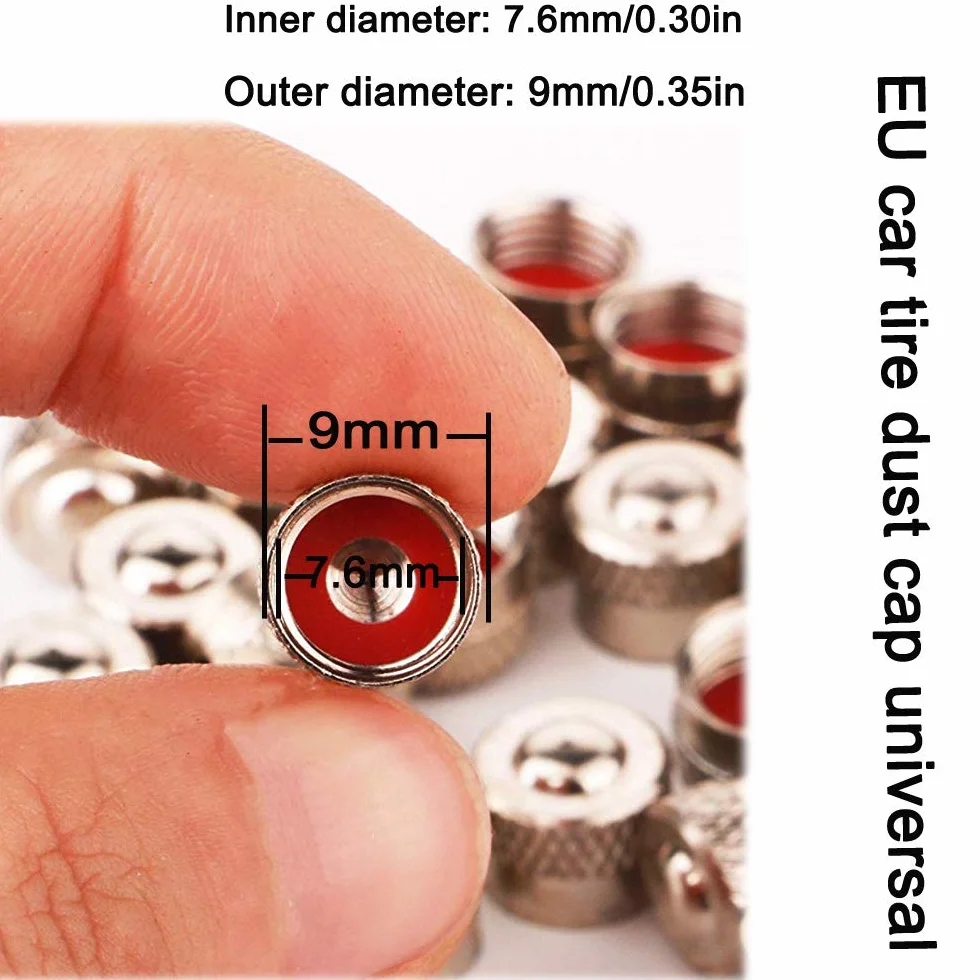 RUNCCI-YUN Coprivalvola Pneumatici Tappi Valvola in Alluminio Auto Tappi Antipolvere di Pneumatici Ruota Stelo Valvola Cappucci delle Valvole, 30 Pezzi (Argento)
