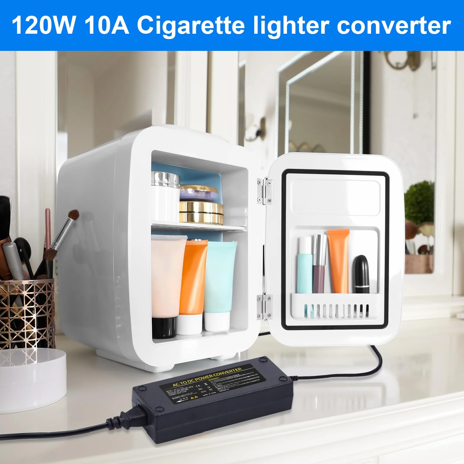 JIZZU AC-DC Convertitore Trasformatore 12V 220V Adattatore Accendisigari per Auto 120W
