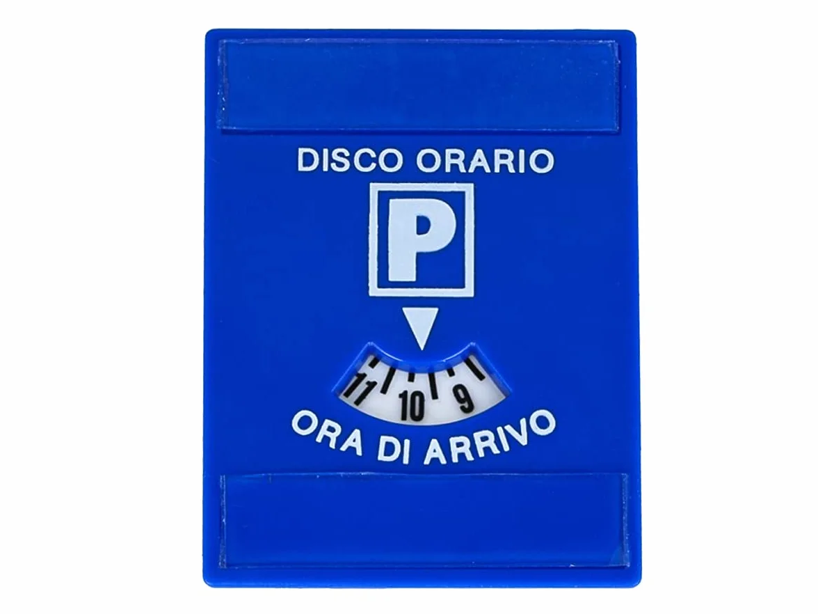 CARALL Parchimetro Disco Orario Auto 80x60mm z Adesivo na Szybę