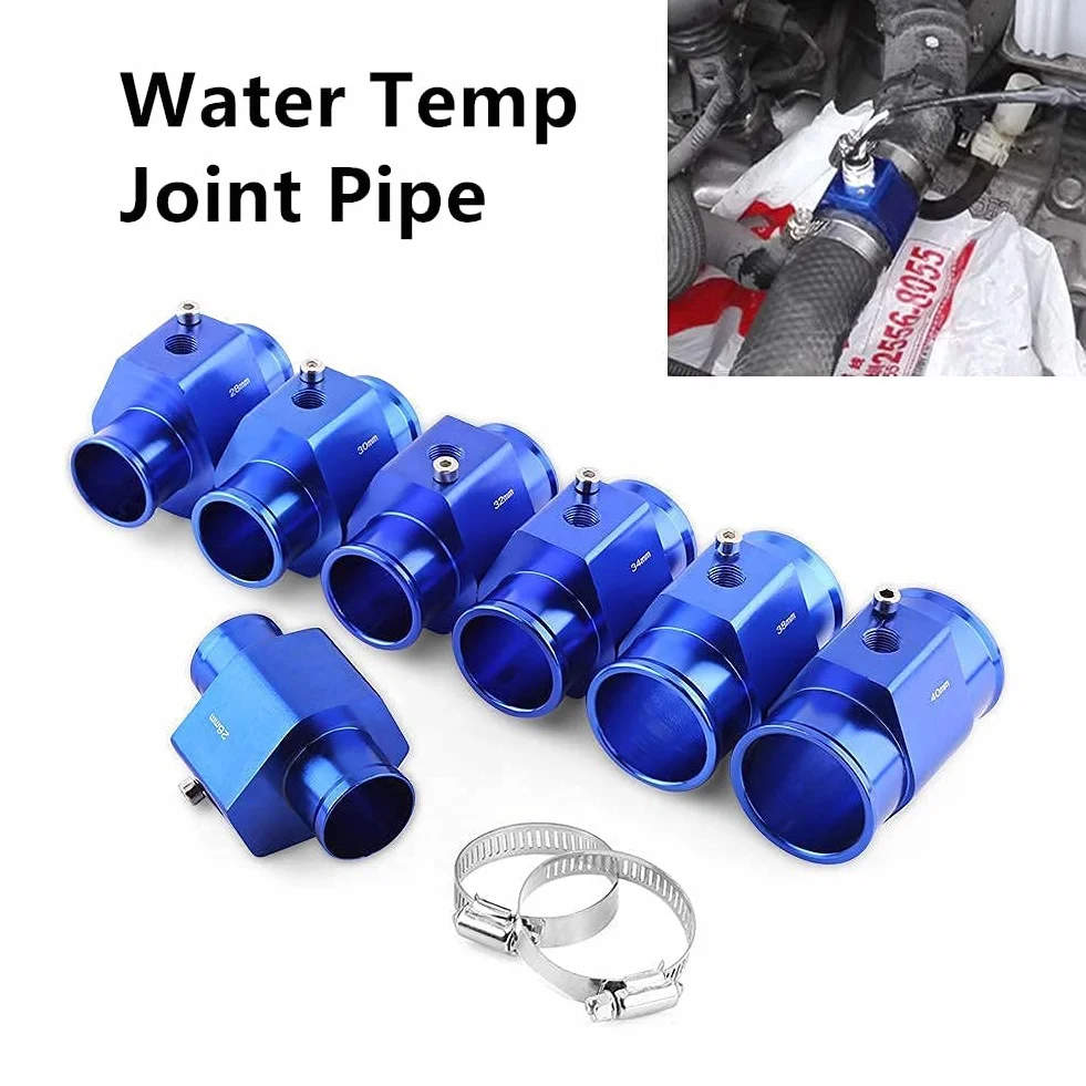 Adattatore universale per tubo flessibile per auto, adattatore per sensore di temperatura per tubo flessibile per tubo flessibile in lega di alluminio(34MM)
