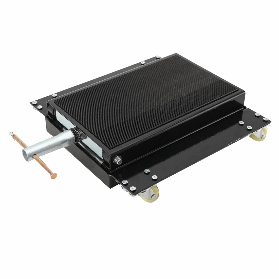 Ponte Sollevatore Moto 0,5T Altezza Regolabile 120-390mm Pieghevole con Ruote