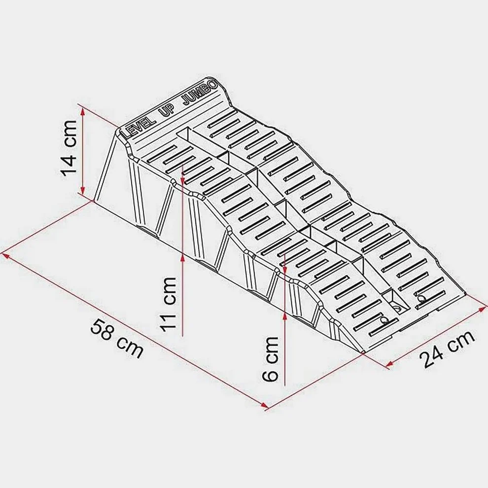 Fiamma 97901‐053 Kit Level Up Jumbo Sistemi di Livellamento