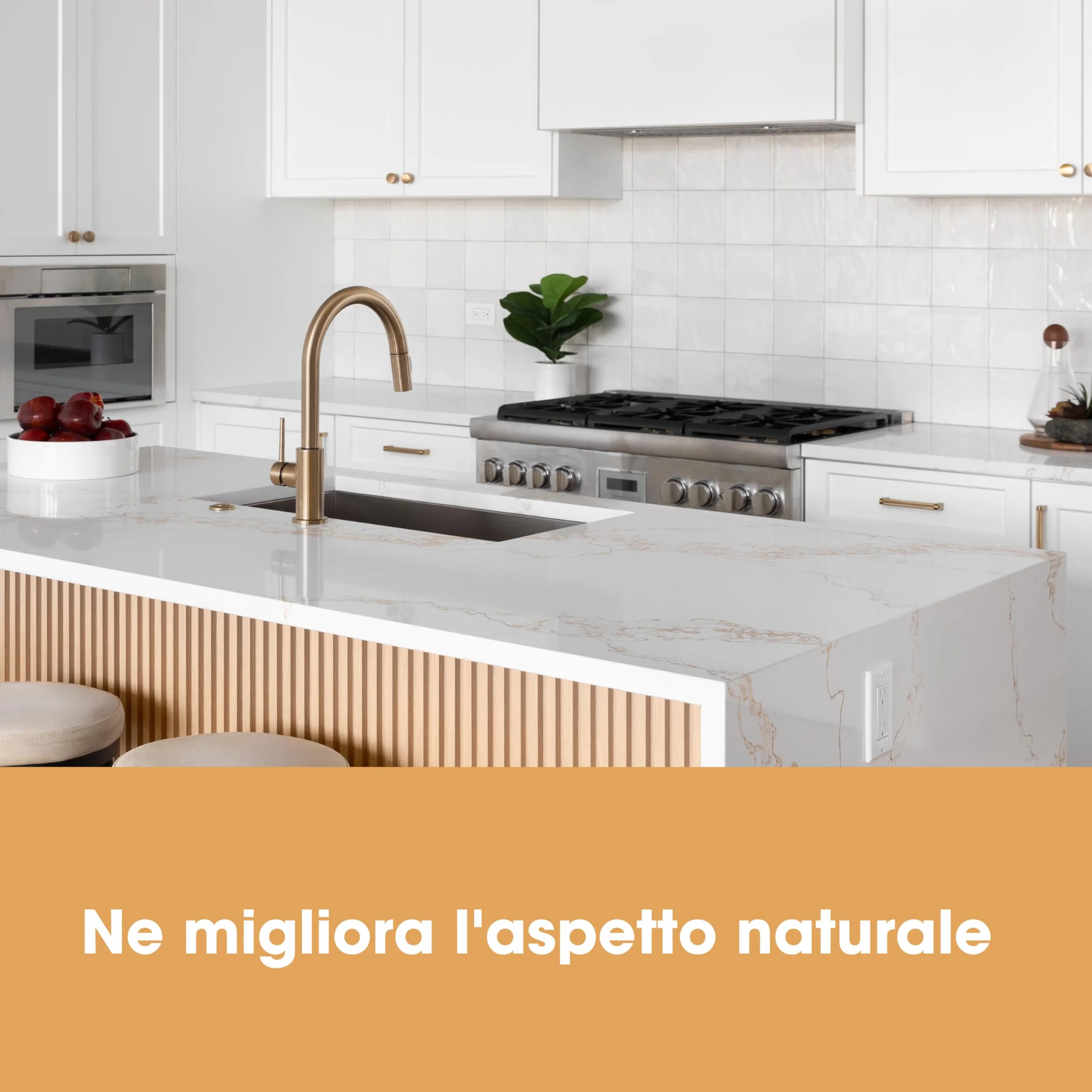 Furniture Clinic Spray Detergente per Granito e Quarzo 500 ml Pulizia non Abrasiva Finitura Senza Macchie