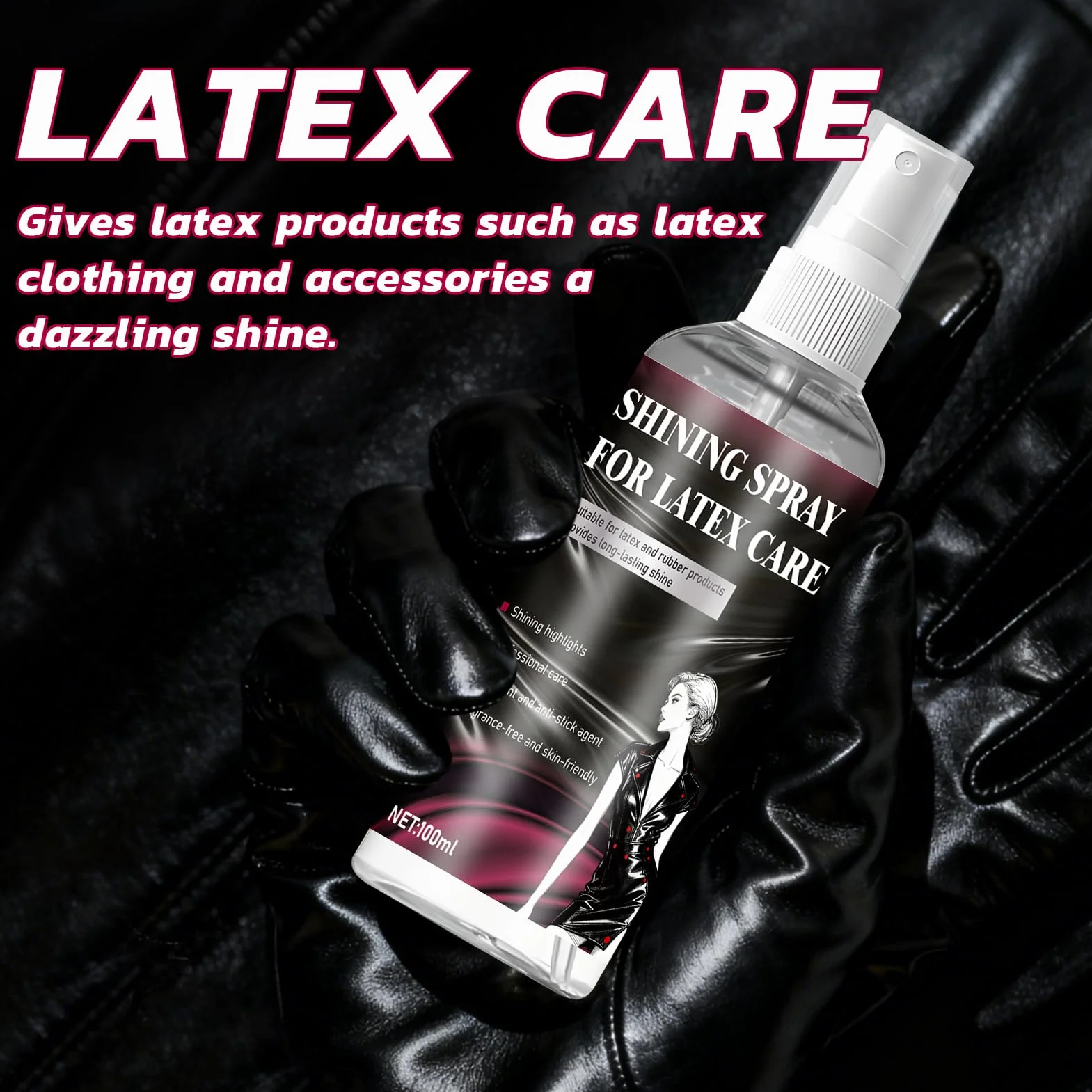 Perfect Latex Shine Polish High Gloss Lubricant for Latex Rubber Care