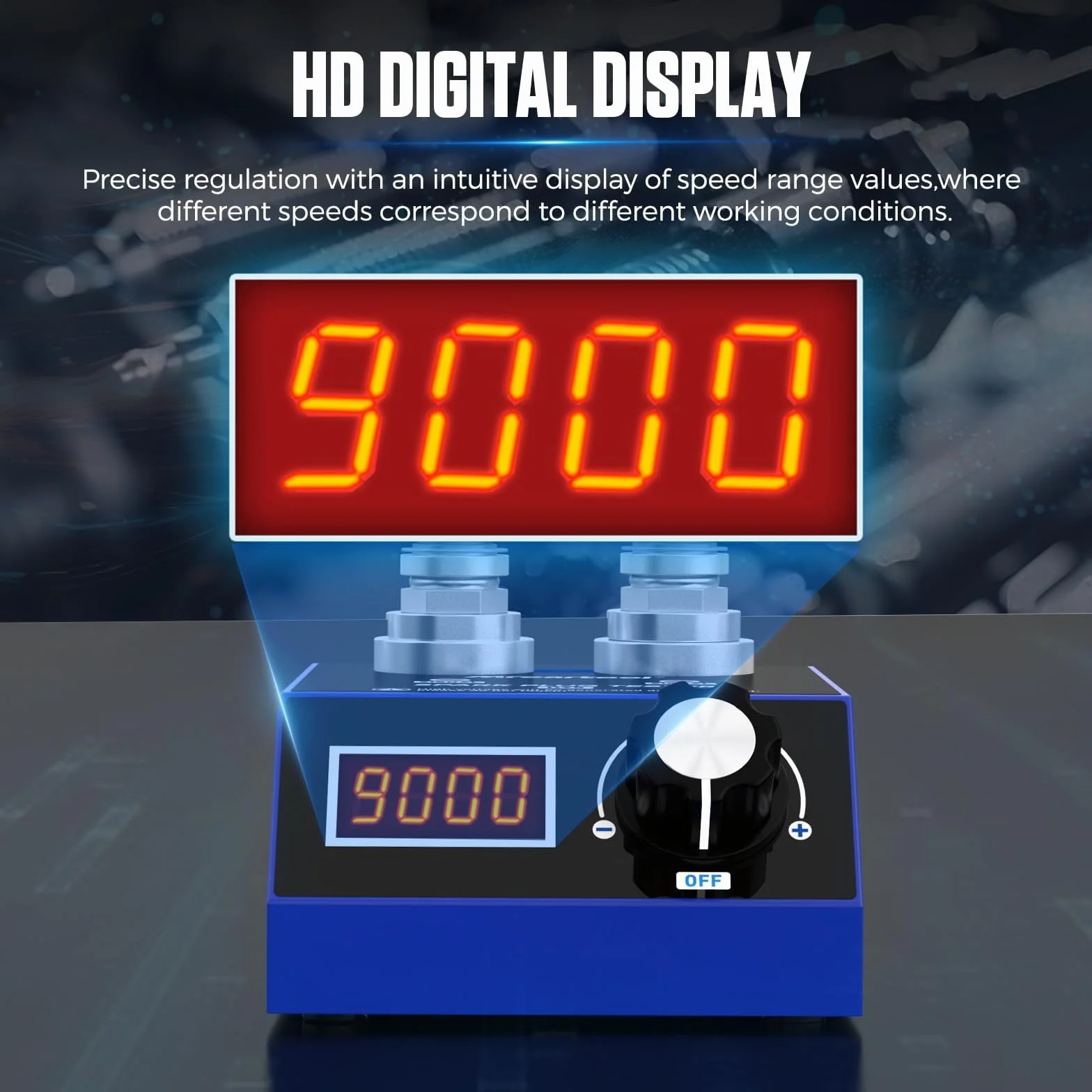 PLAYOCCAR Tester per candele 110V/220V 500~9000RPM 12V/24V con display
