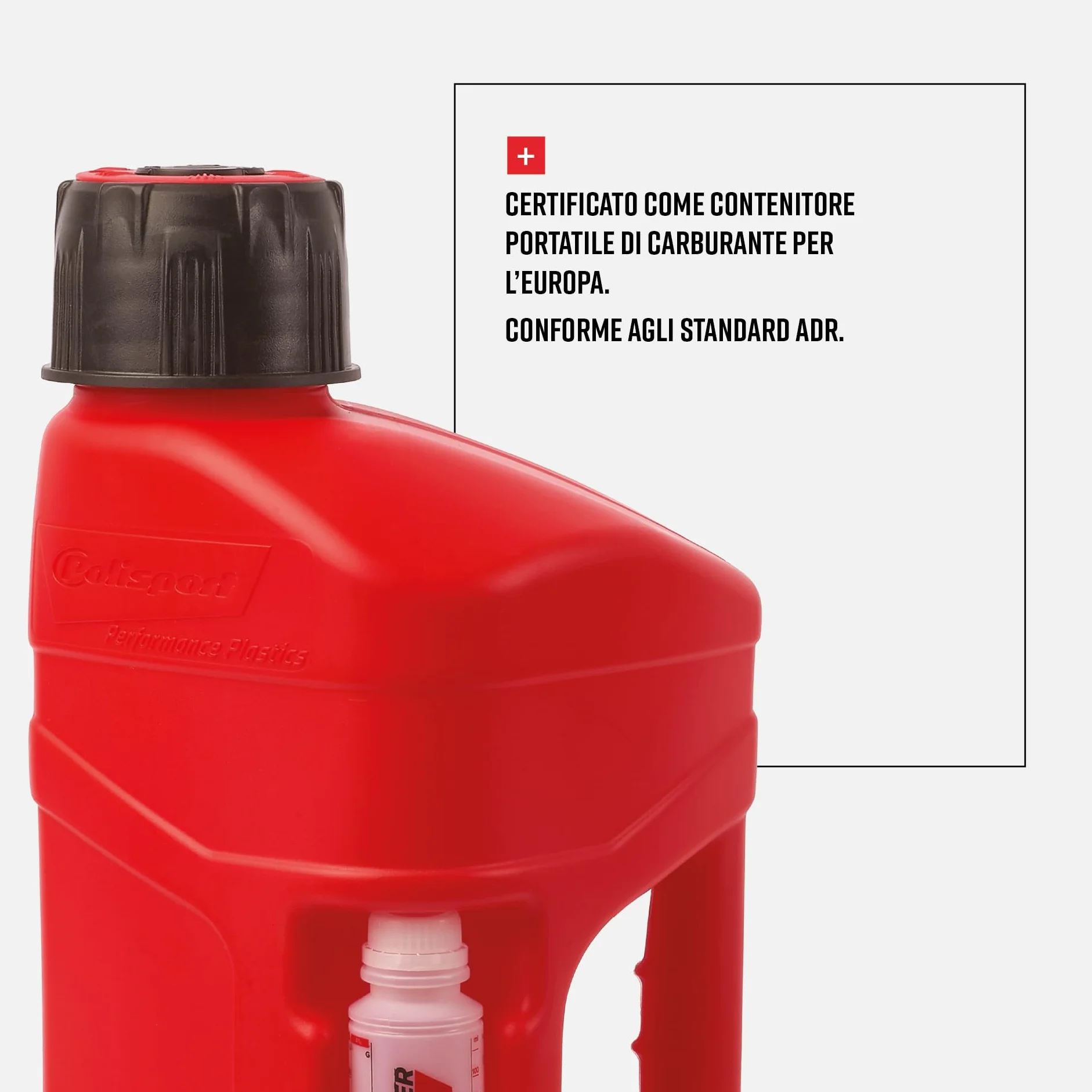 POLISPORT 8464600001 Tanica carburante 10L Rosso