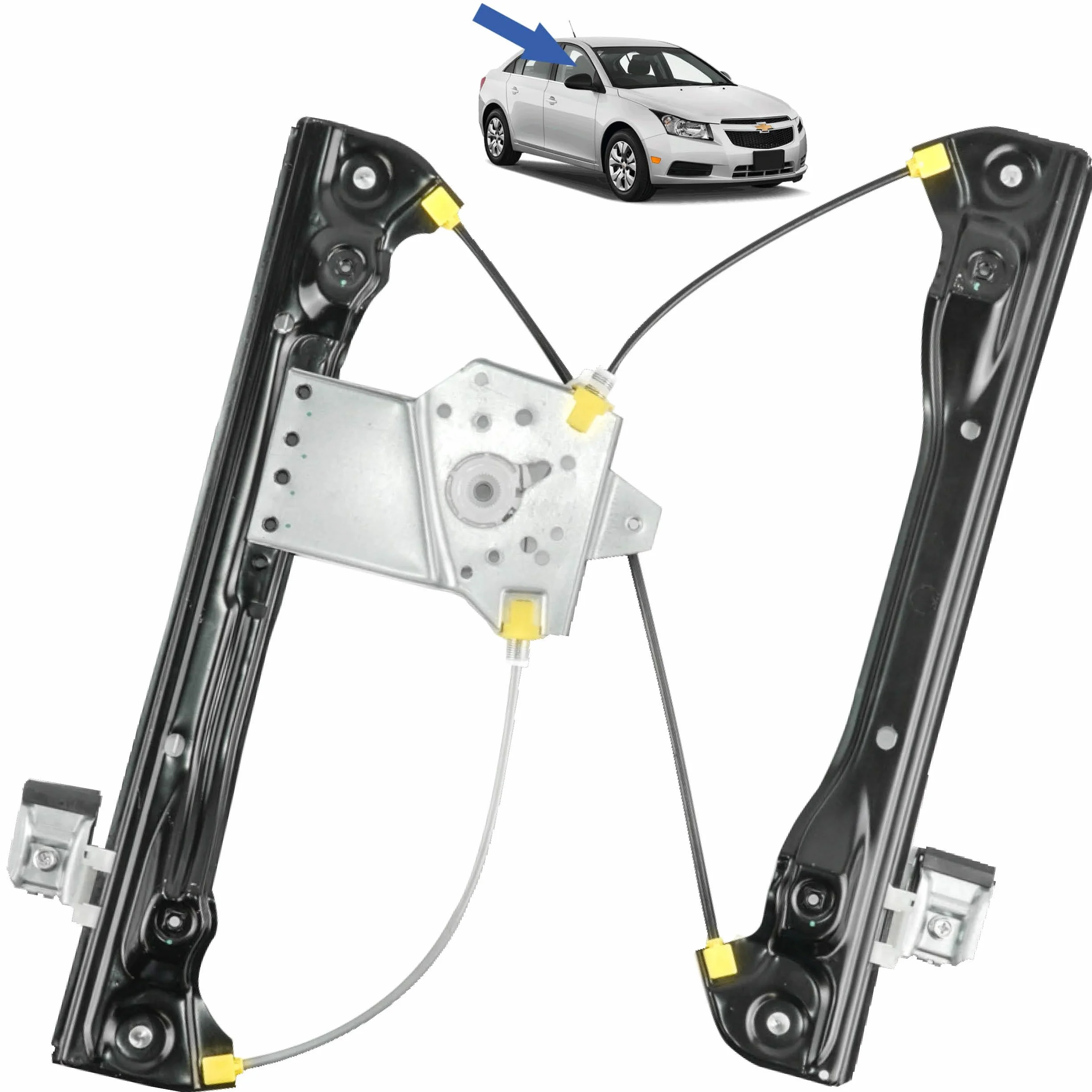 STARKIT PERFORMANCE Alzacristallo Chevrolet Cruze J300 J308 2008-2017 ANTERIORE DESTRO passeggero 95954796