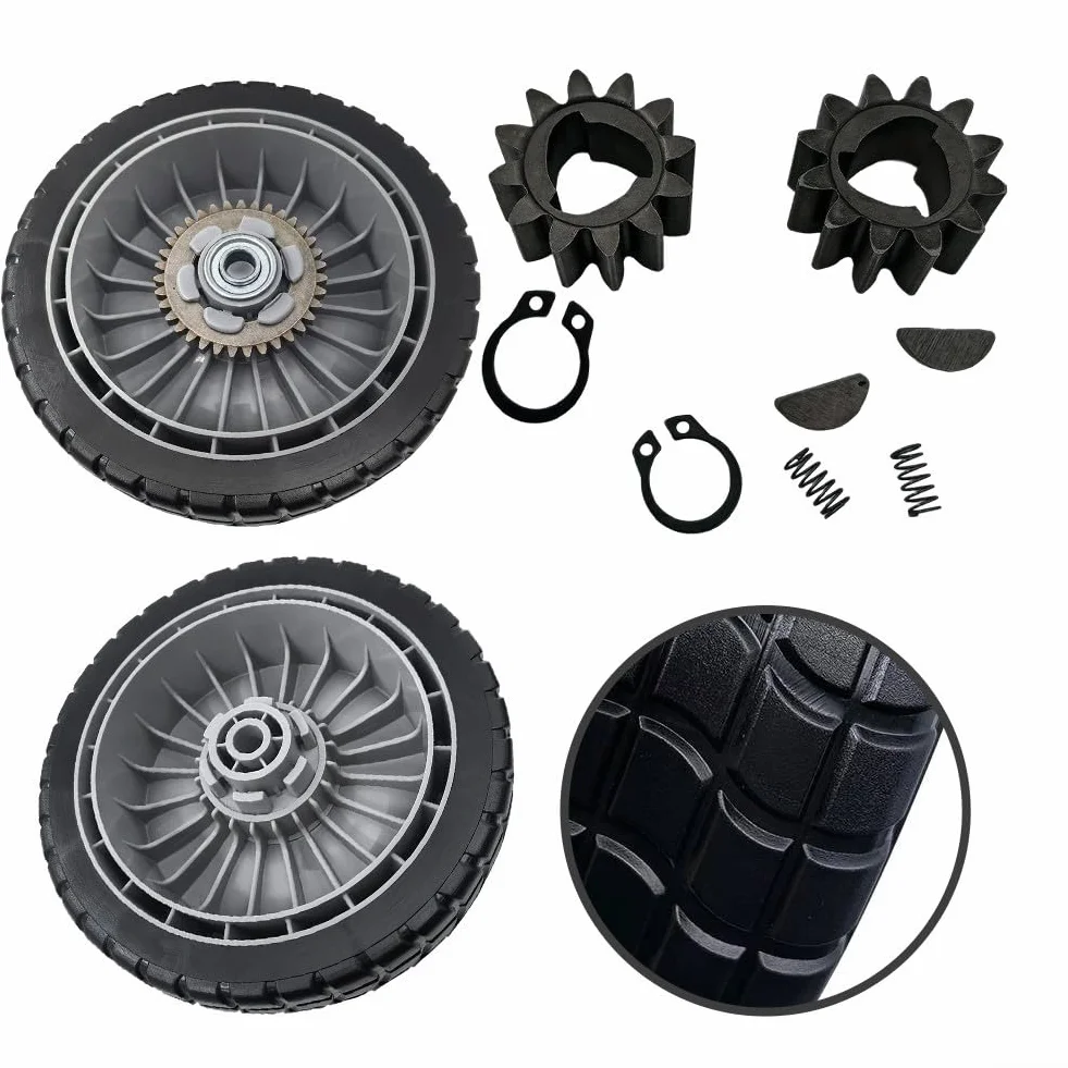 Set ruote tosaerba Honda HRR216 HRS216 HRT216 20,3 cm 4 pezzi