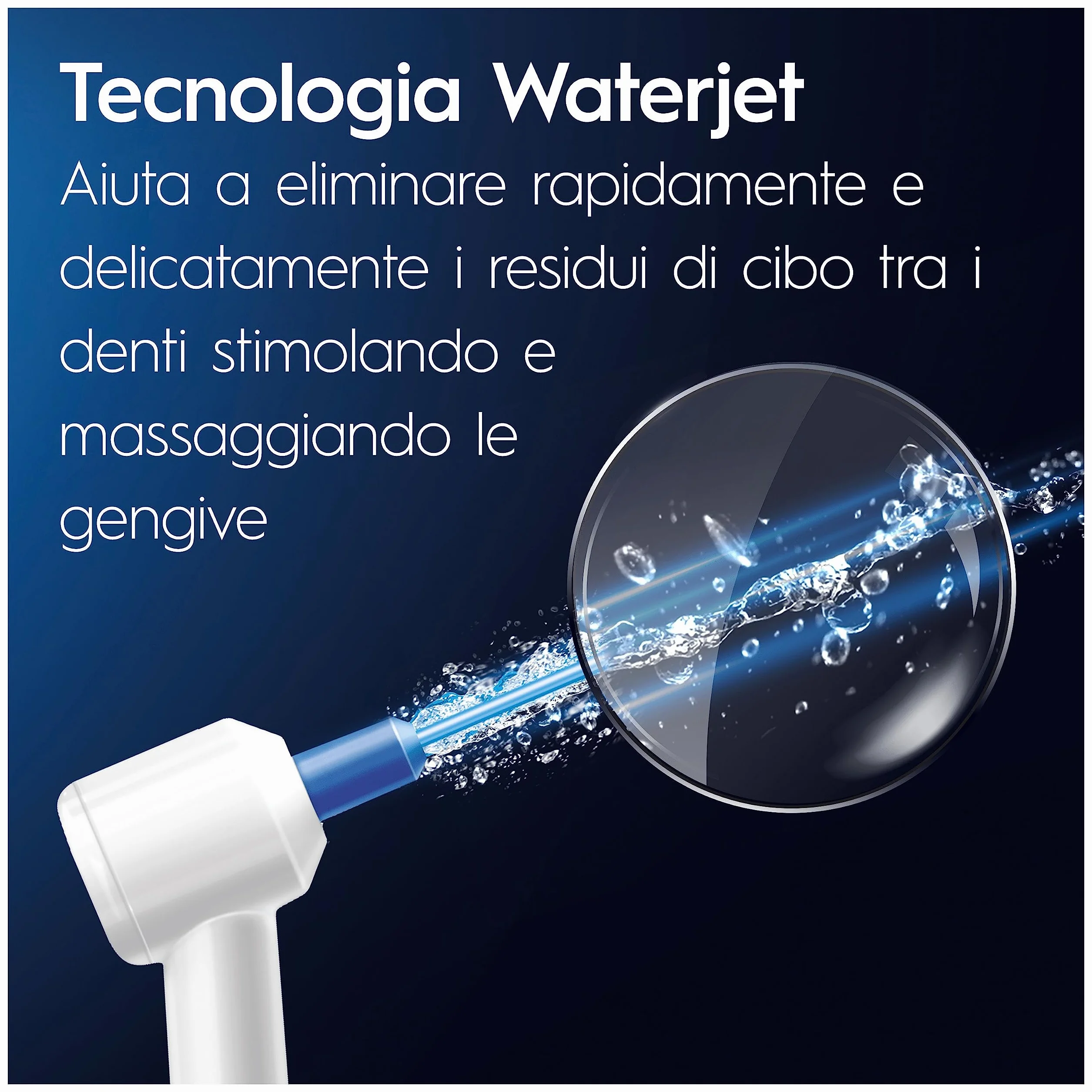 Oral-B Idropulsore Health Center con Beccuccio Oxyjet e Getto D’acqua