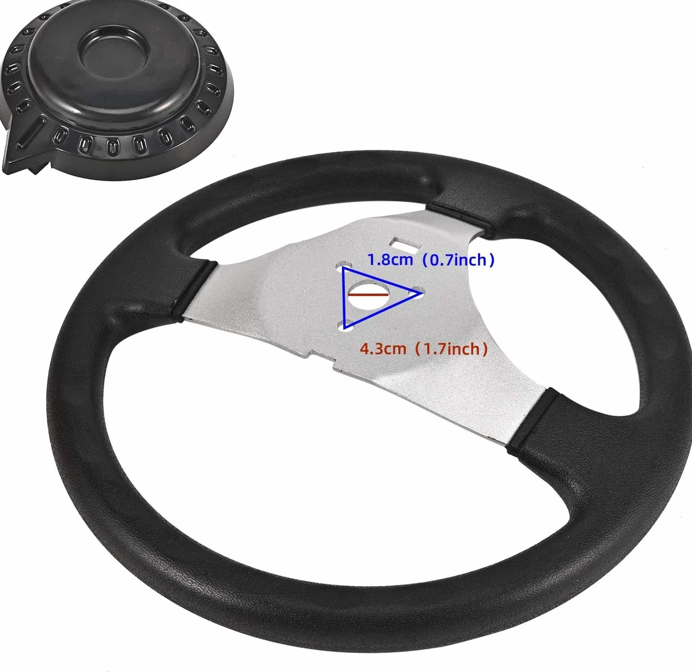 Trkimal Volante 300mm con tappo per Taotao Go-Kart Dune Buggy