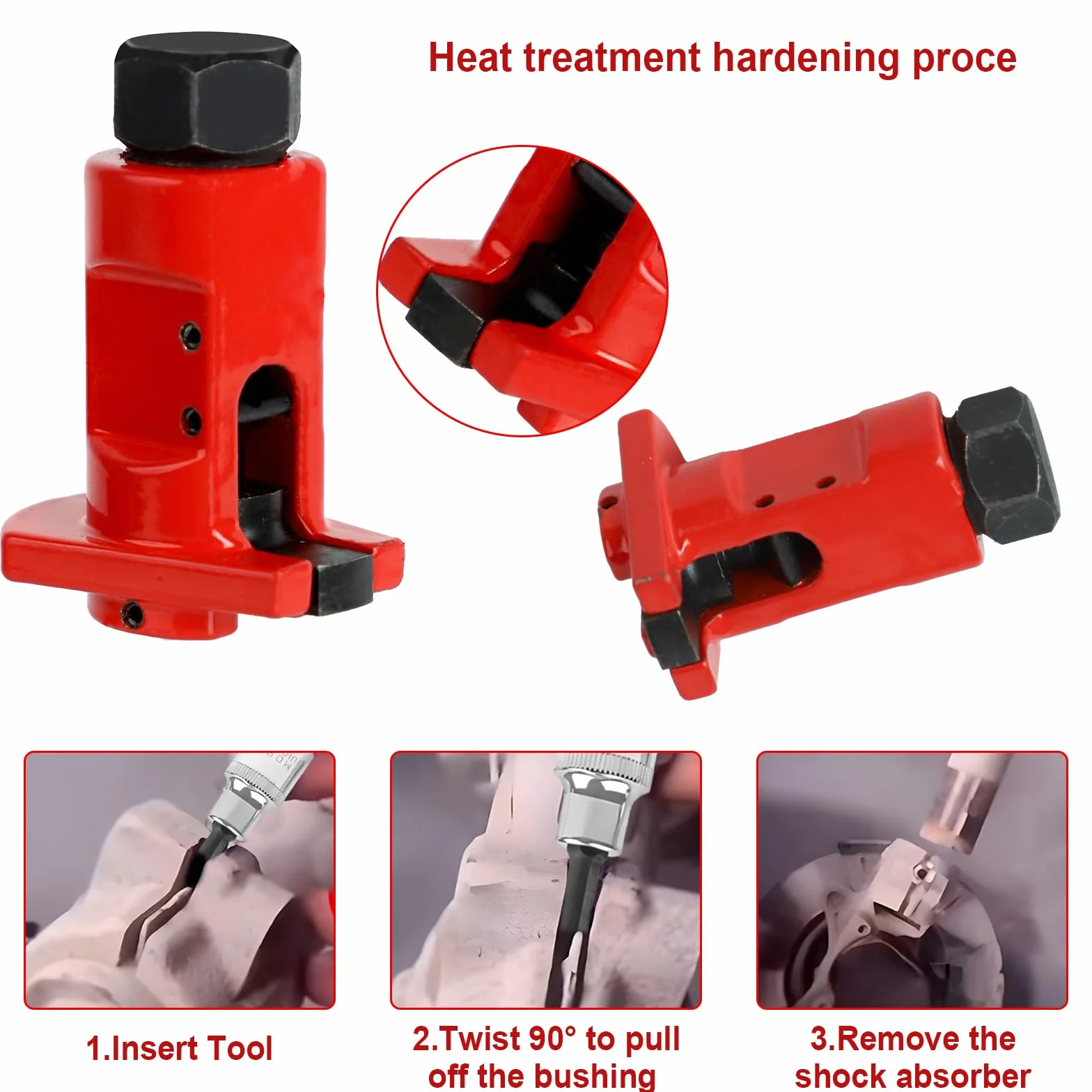 PRZRAO Strumenti per ammortizzatori,4 x Strumenti per Cuscinetti Ruota per la rimozione dell'ammortizzatore e la Manutenzione del Veicolo, Strumenti per ammortizzatori