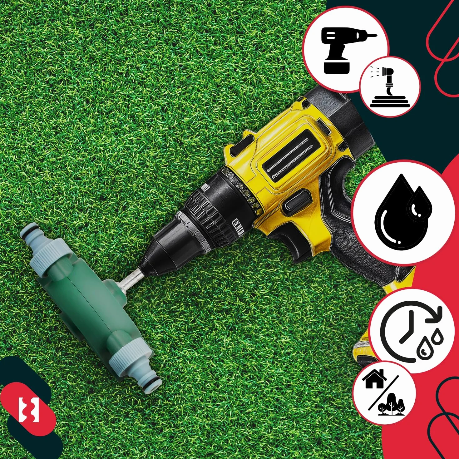 Pompa per trapano Kotarbau 4200 ml/min carburante acqua