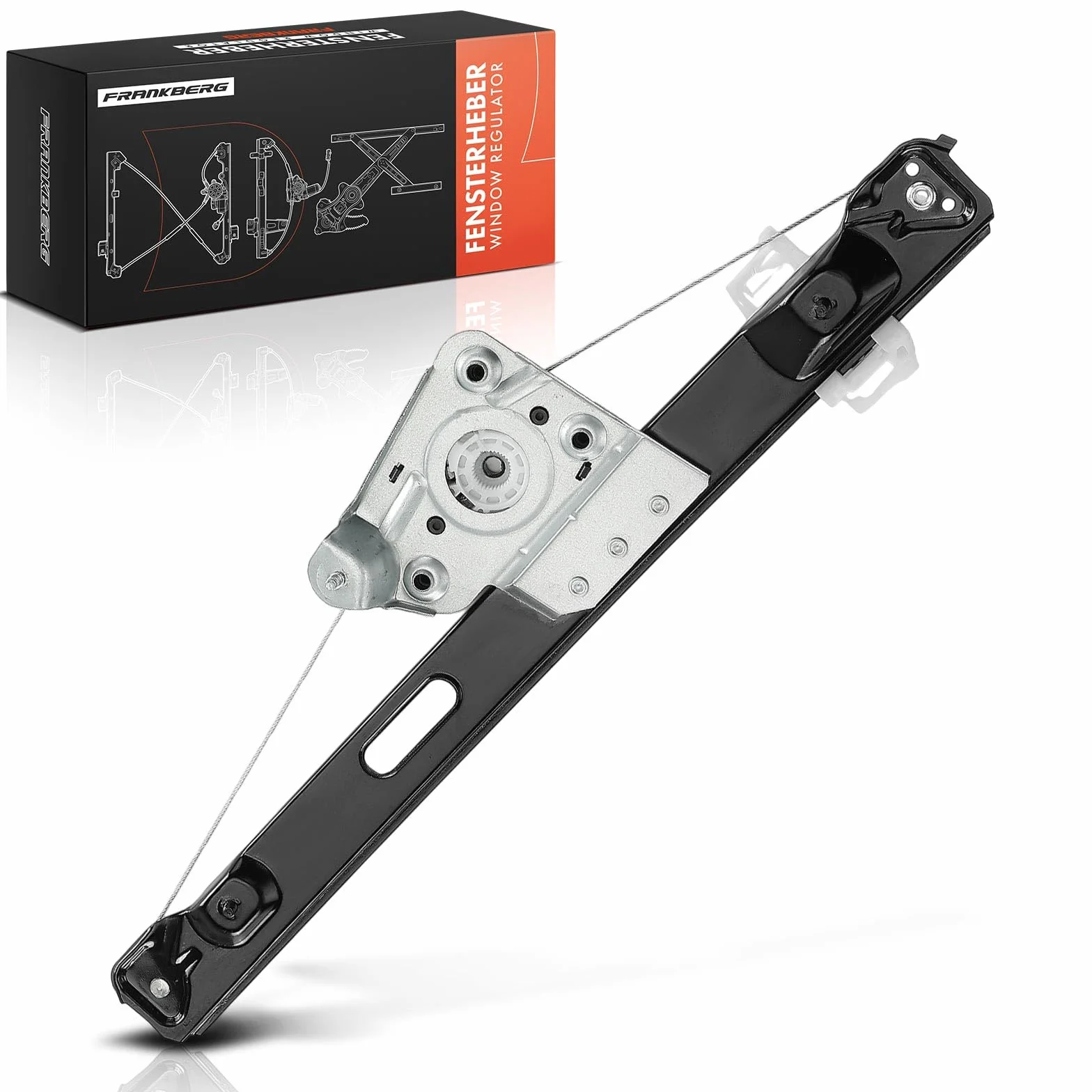 Frankberg Alzacristallo senza motore posteriore sinistro Sostituzione per 3-er E90 E91 2004-2012 station wagon 51357140589