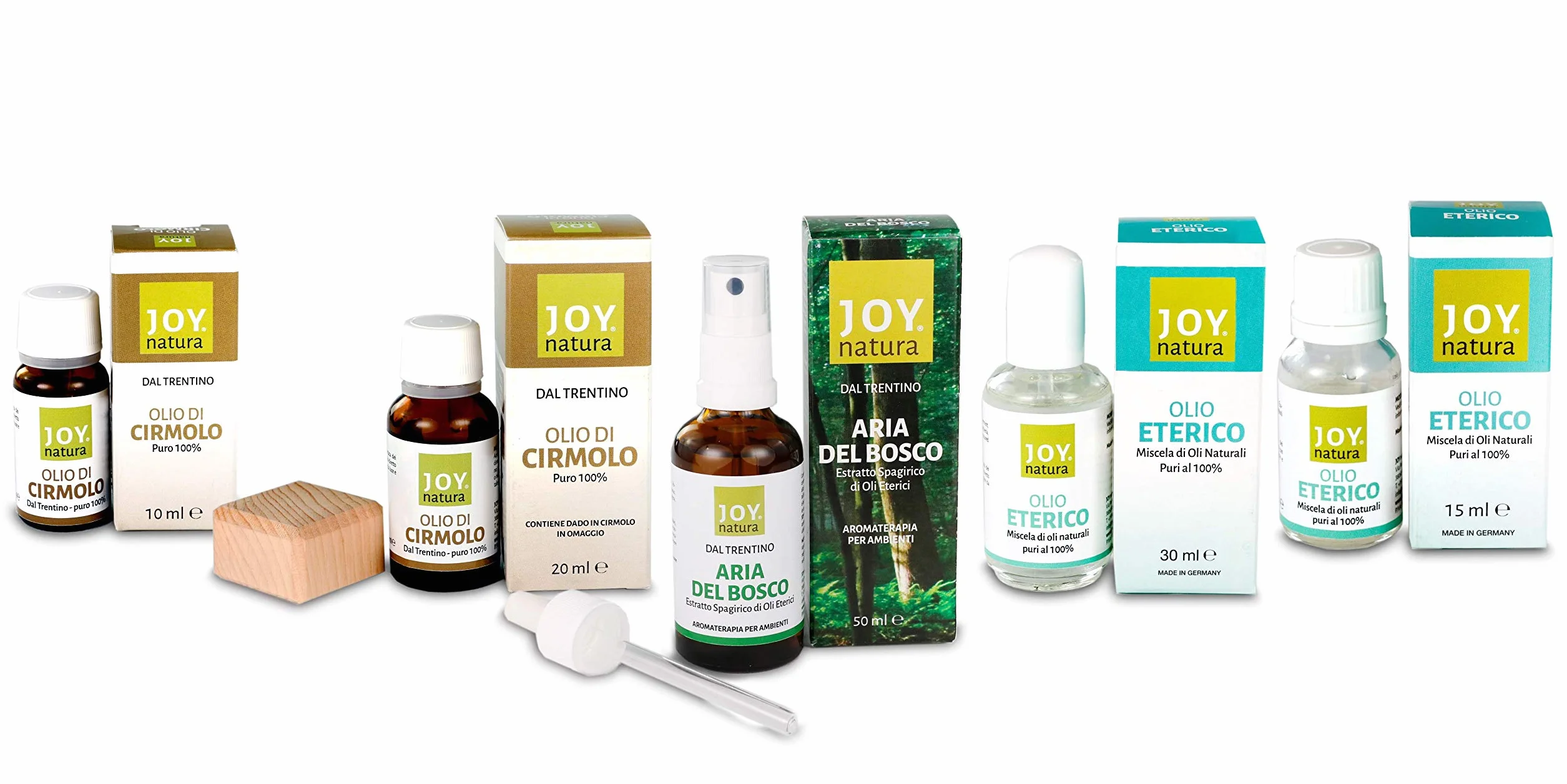 Olio Eterico Joy Natura 15ml Menta Piperita Eucalipto - Miscela Oli Naturali Puri per Sauna Aufguss