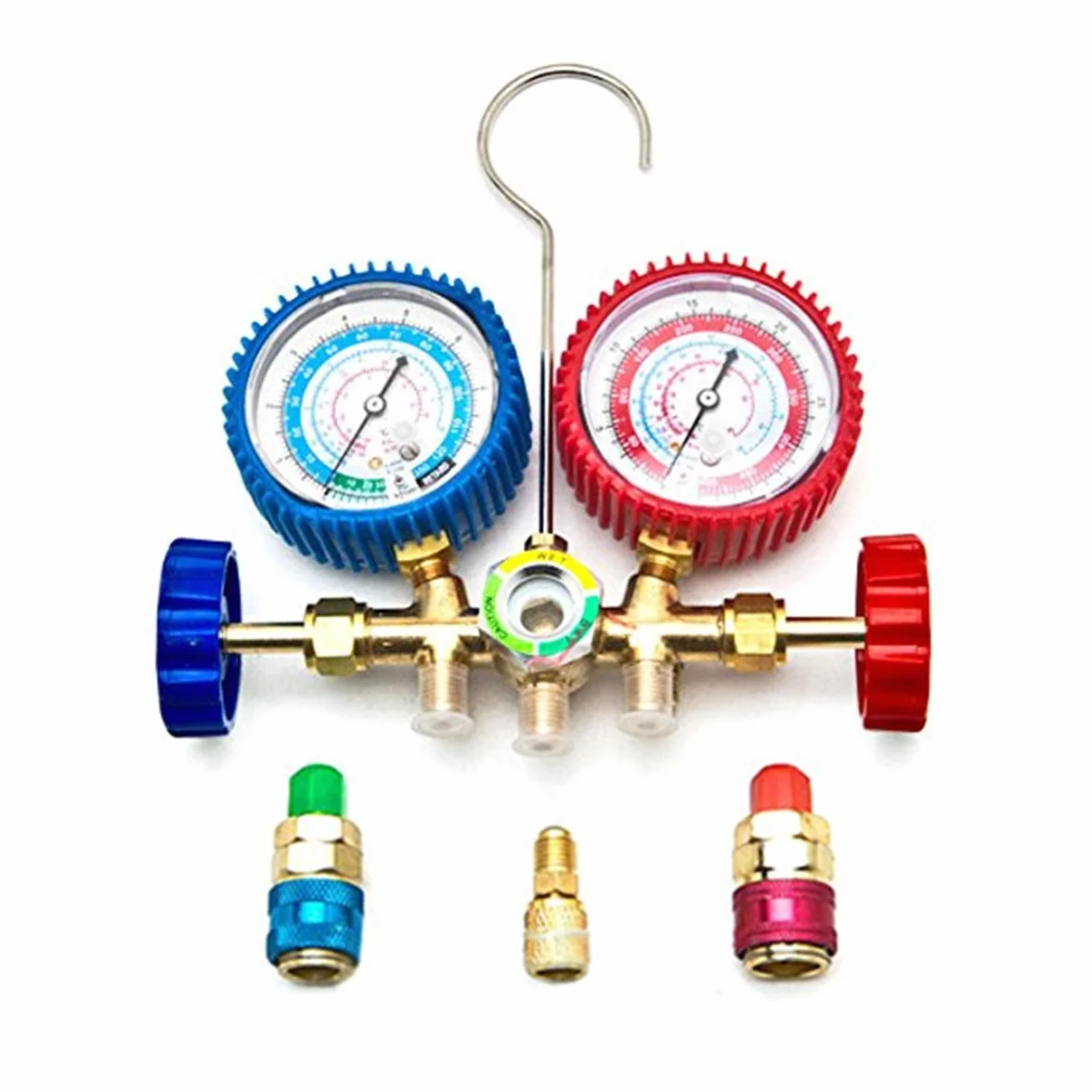 Manifold Gauge Kit R134A R12 R22 R502 AC Refrigerante