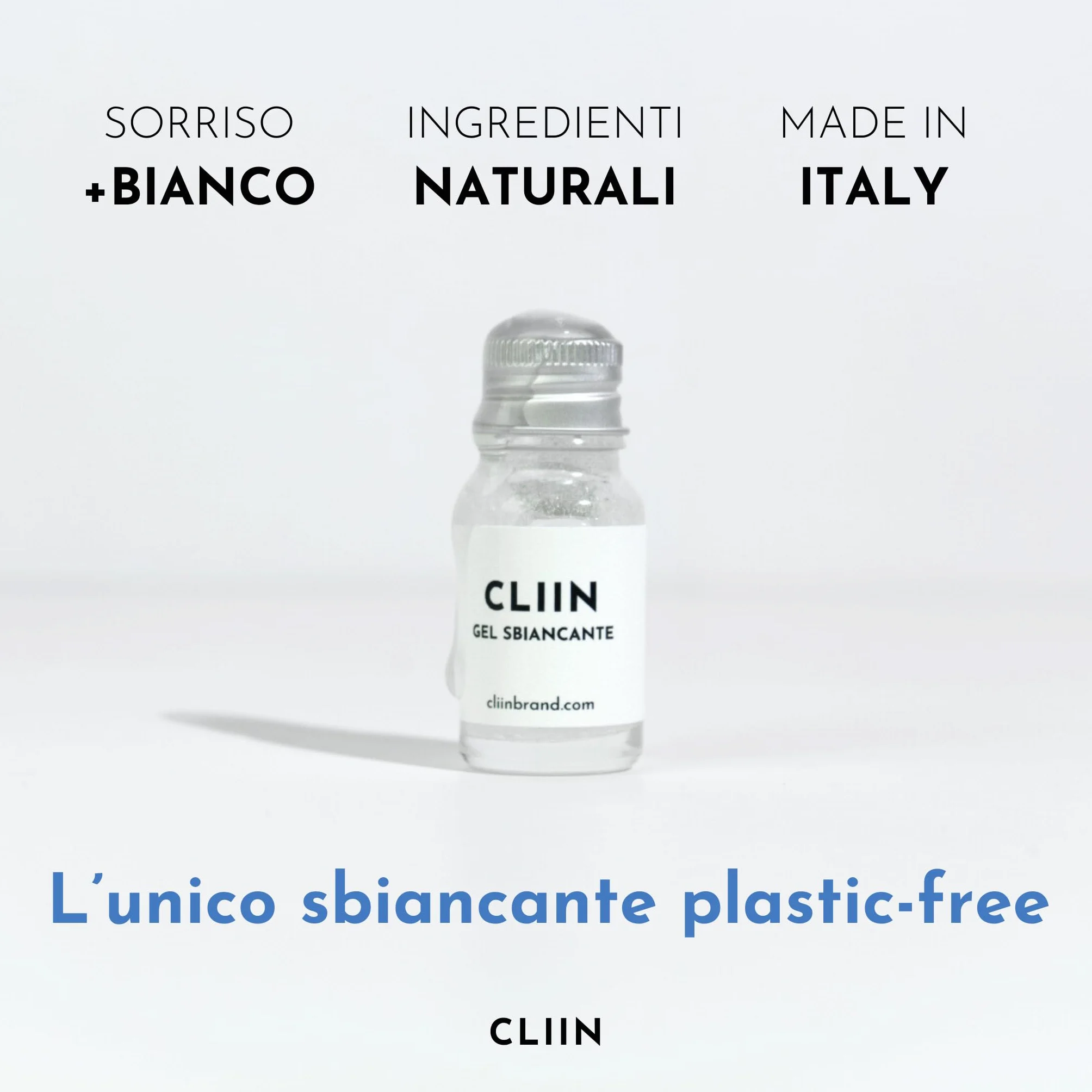 CLIIN Gel Sbiancante Denti +30 Applicazioni Kit Professionale con Perossido Sicuro su Smalto
