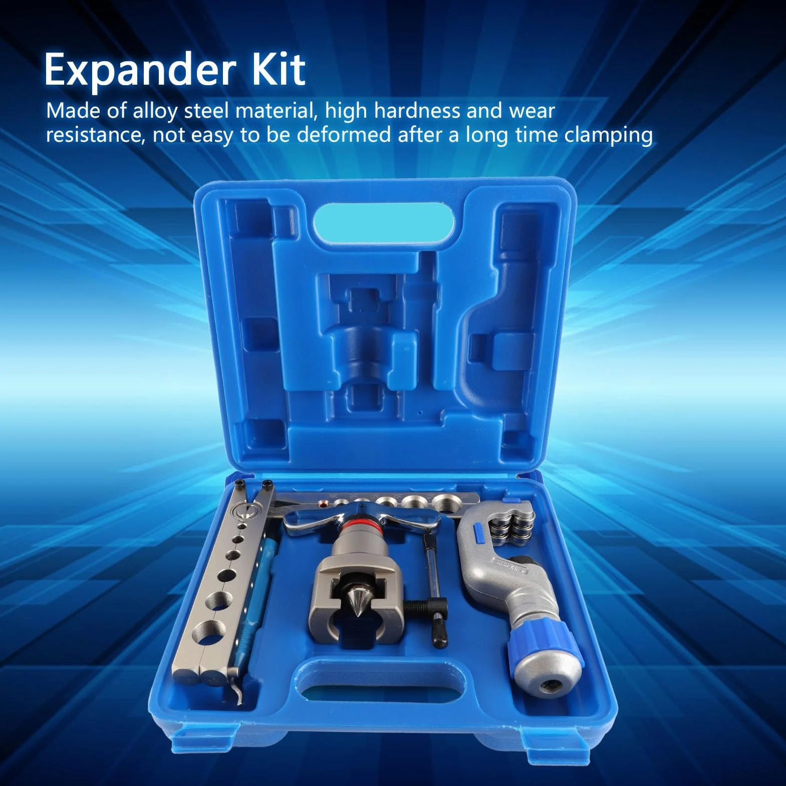 Strumenti di riparazione HVAC Expander tubo eccentrico Deburing Reamer Cutter Kit acciaio in lega
