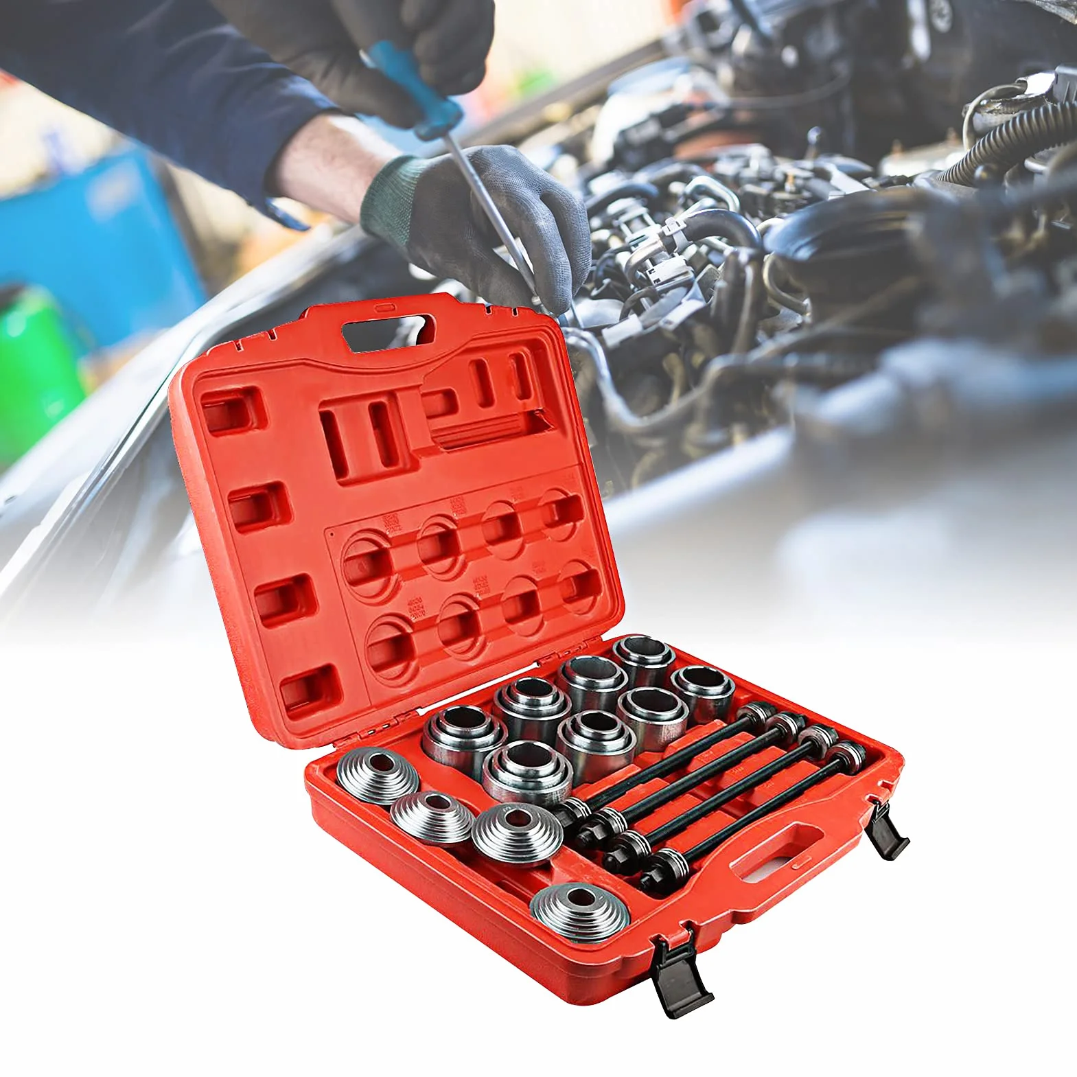 Set Estrattore e Installazione Cuscinetti 36 Pezzi Universale per Auto Camion