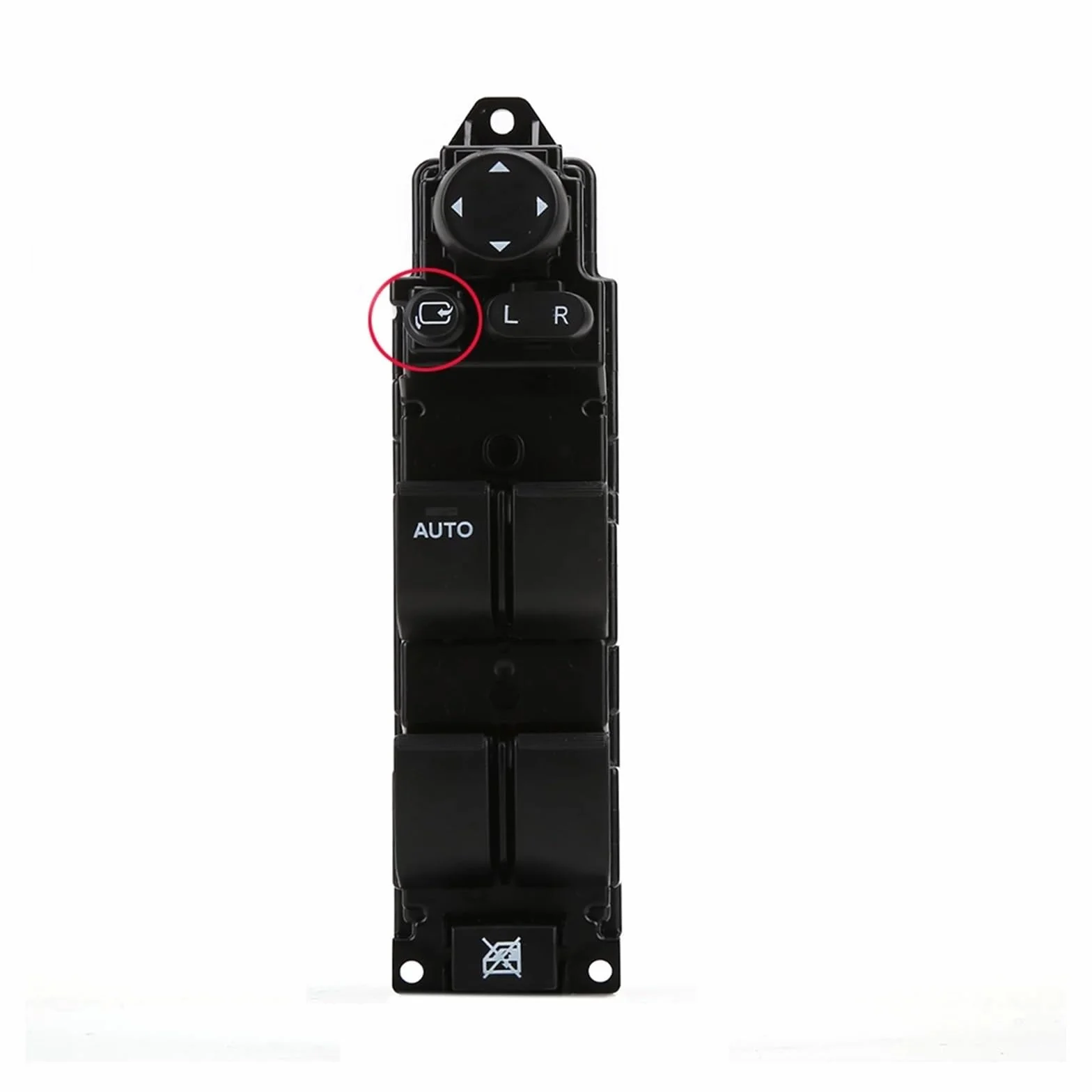 Interruttore alzacristalli elettrico Per Mazda 2007-2013 Interruttore alzacristalli Pulsante regolatore alzavetro portiera anteriore sinistra conducente DF73-66350B(With folding)