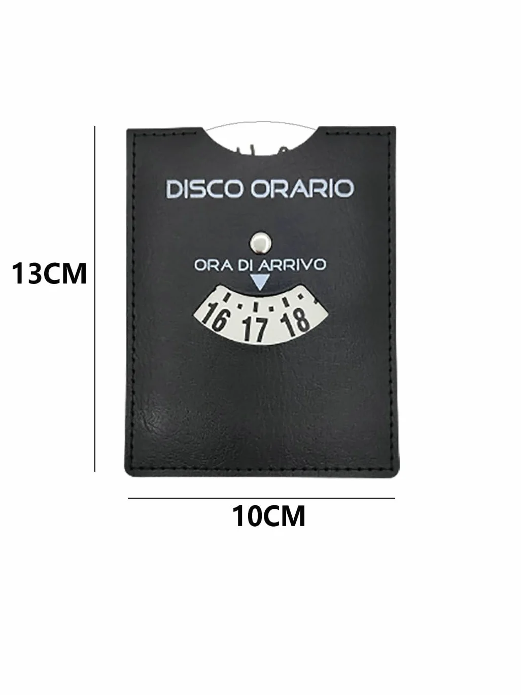 Disco Orario Parcheggio 8-20 Europeo Unificato Timer Auto Camion Camper Nero