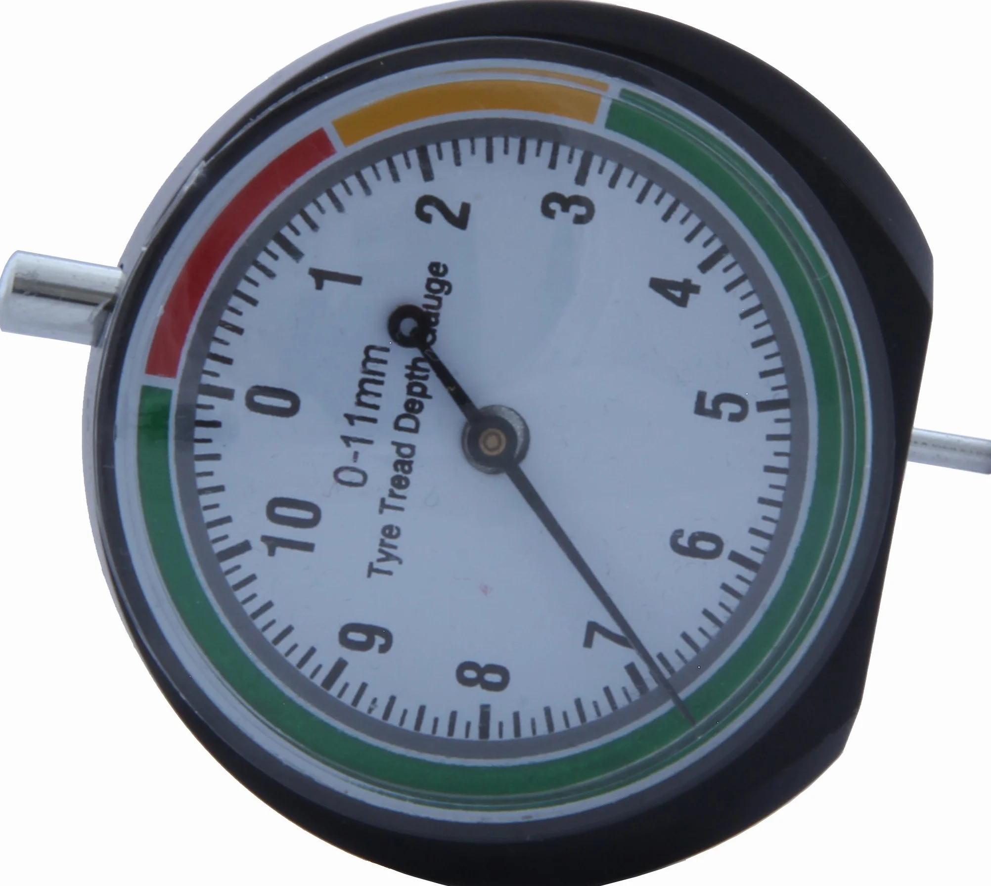 VERGO Manometro Profondità Battistrada 0-11mm 44mm Quadrante per Auto Moto