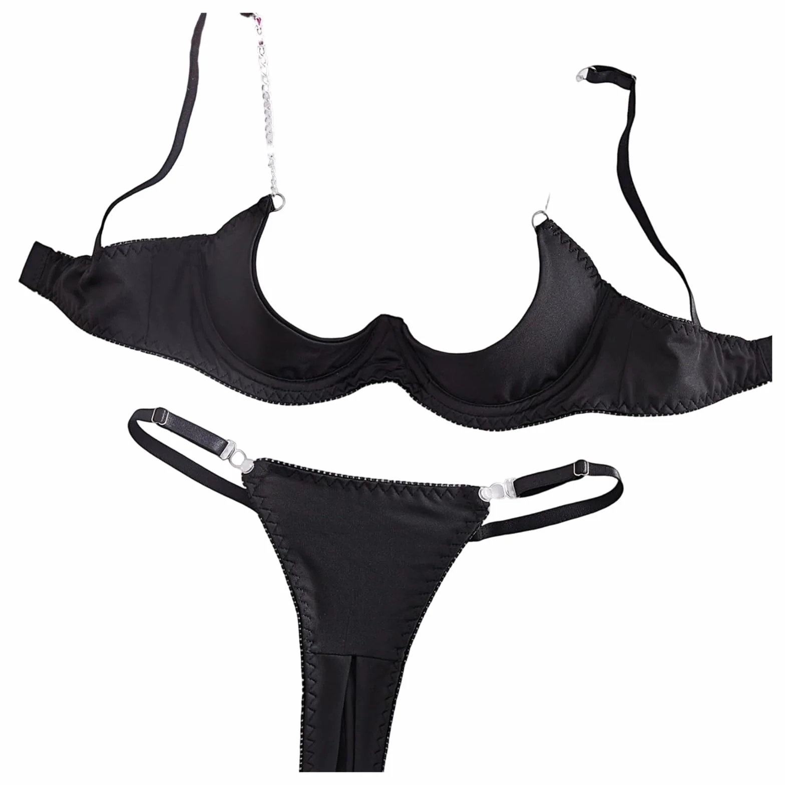 Sexydonna Lingerie Body Trasparente Costume Gioco di Ruolo